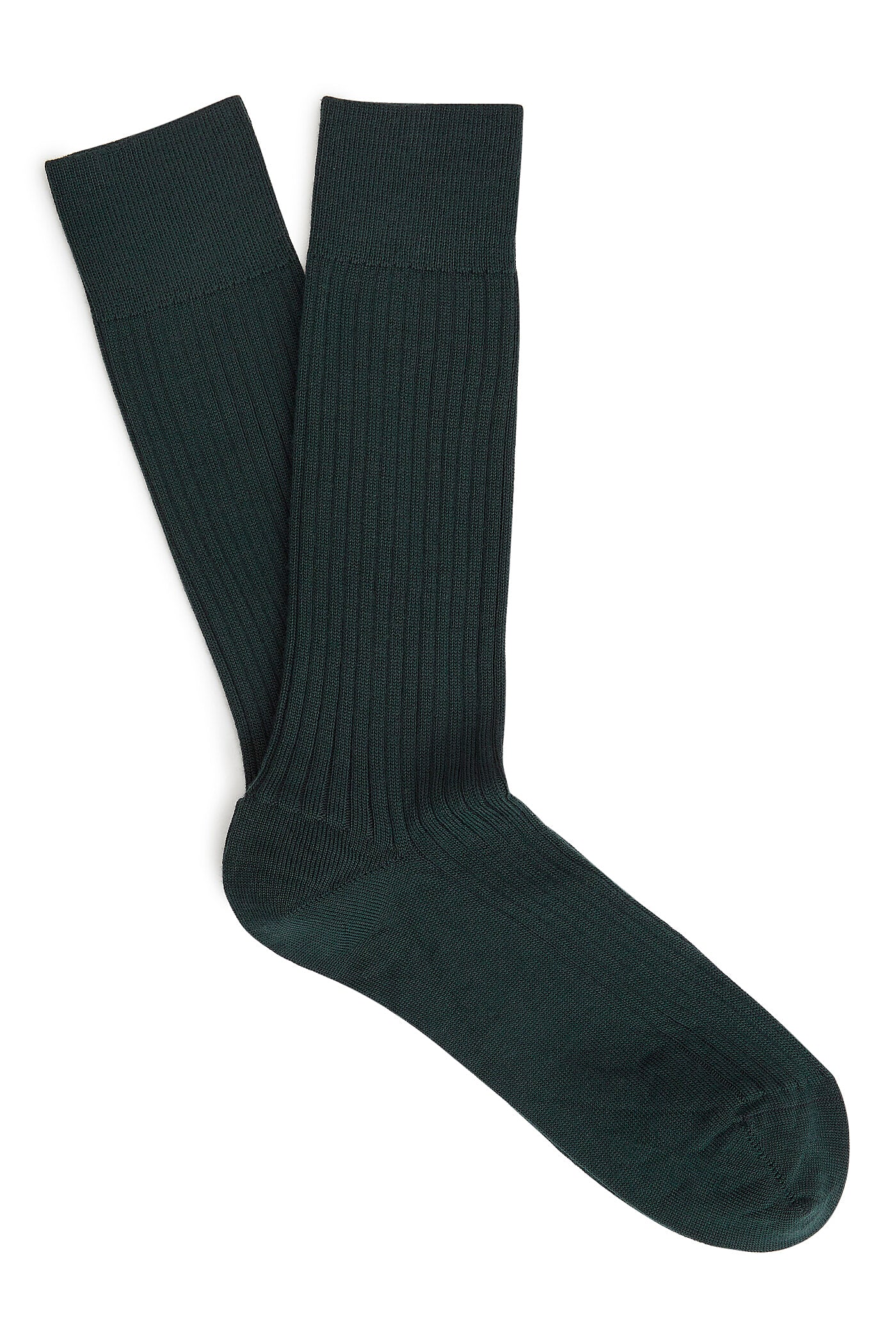 Racing Green Mid Calf Lightweight Wool Socks