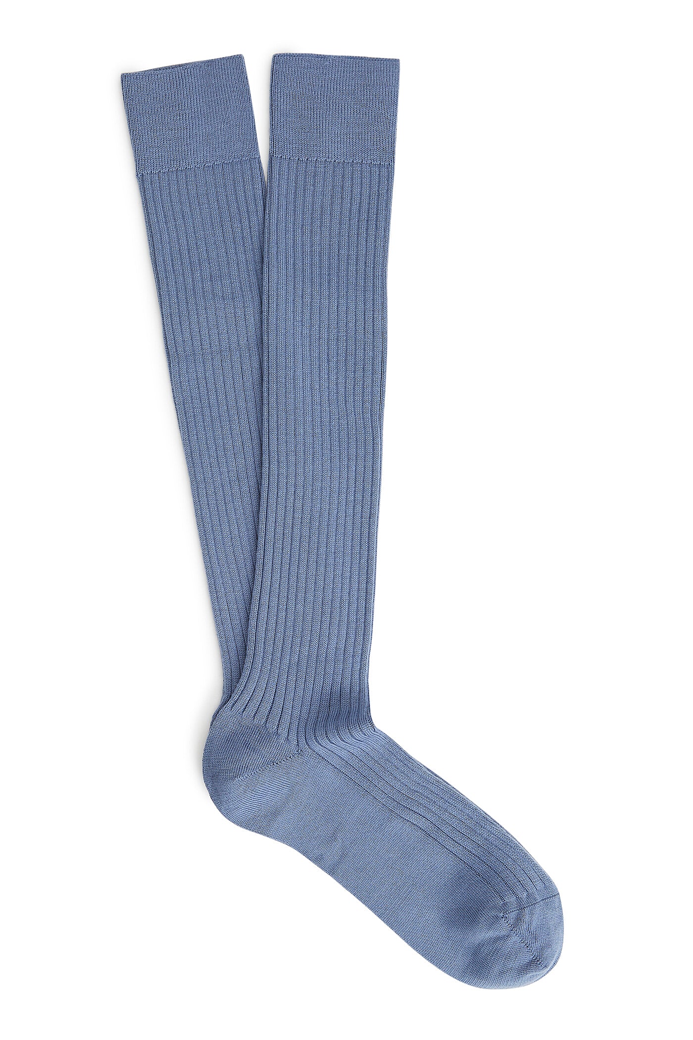 Teal Long Lightweight Wool Socks