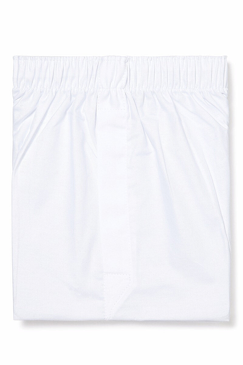 White Oxford Cotton Boxer Shorts