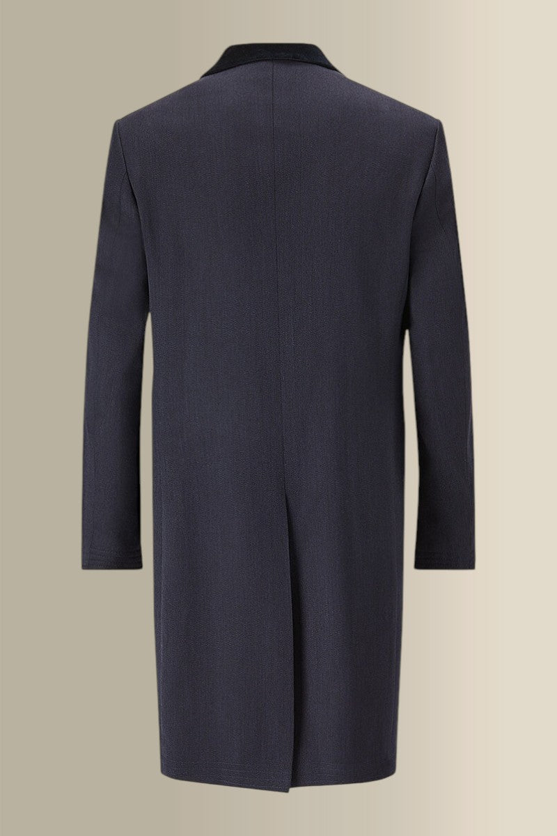 Navy Covert Coat