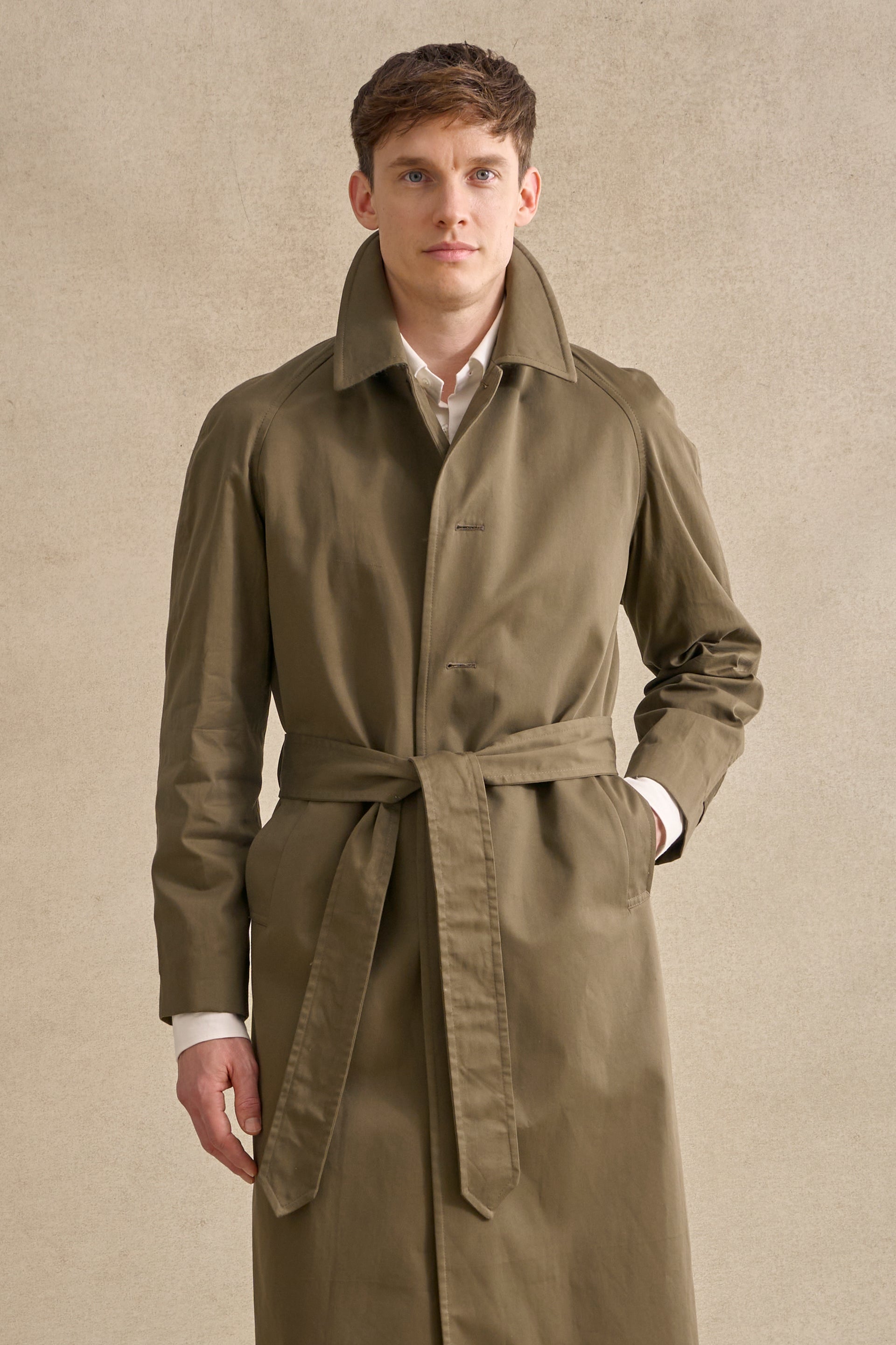 Green Wrap Coat