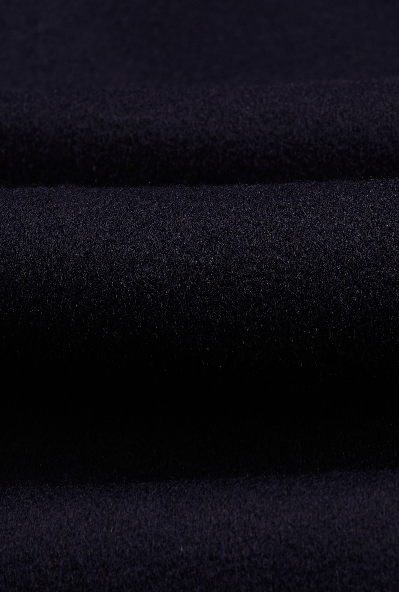 Navy Double Breasted Wool Overcoat