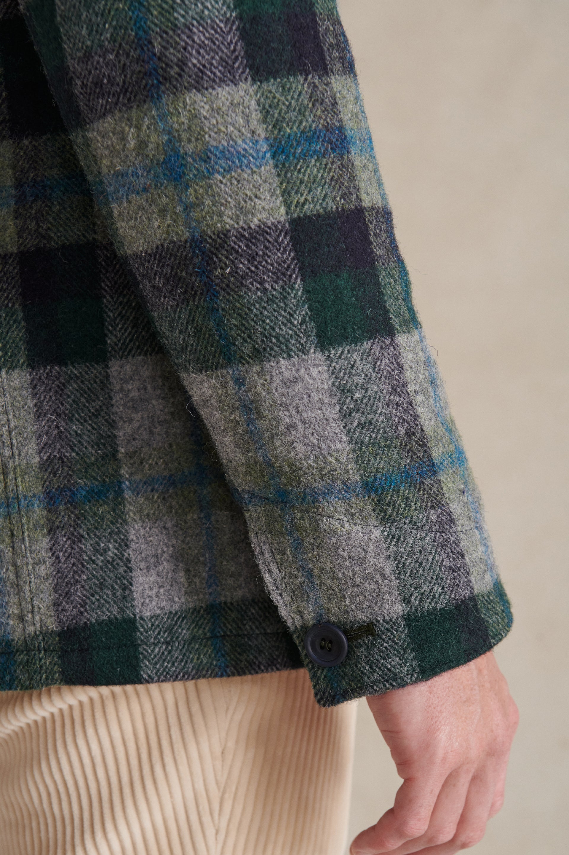 Green Black Watch Painters Jacket