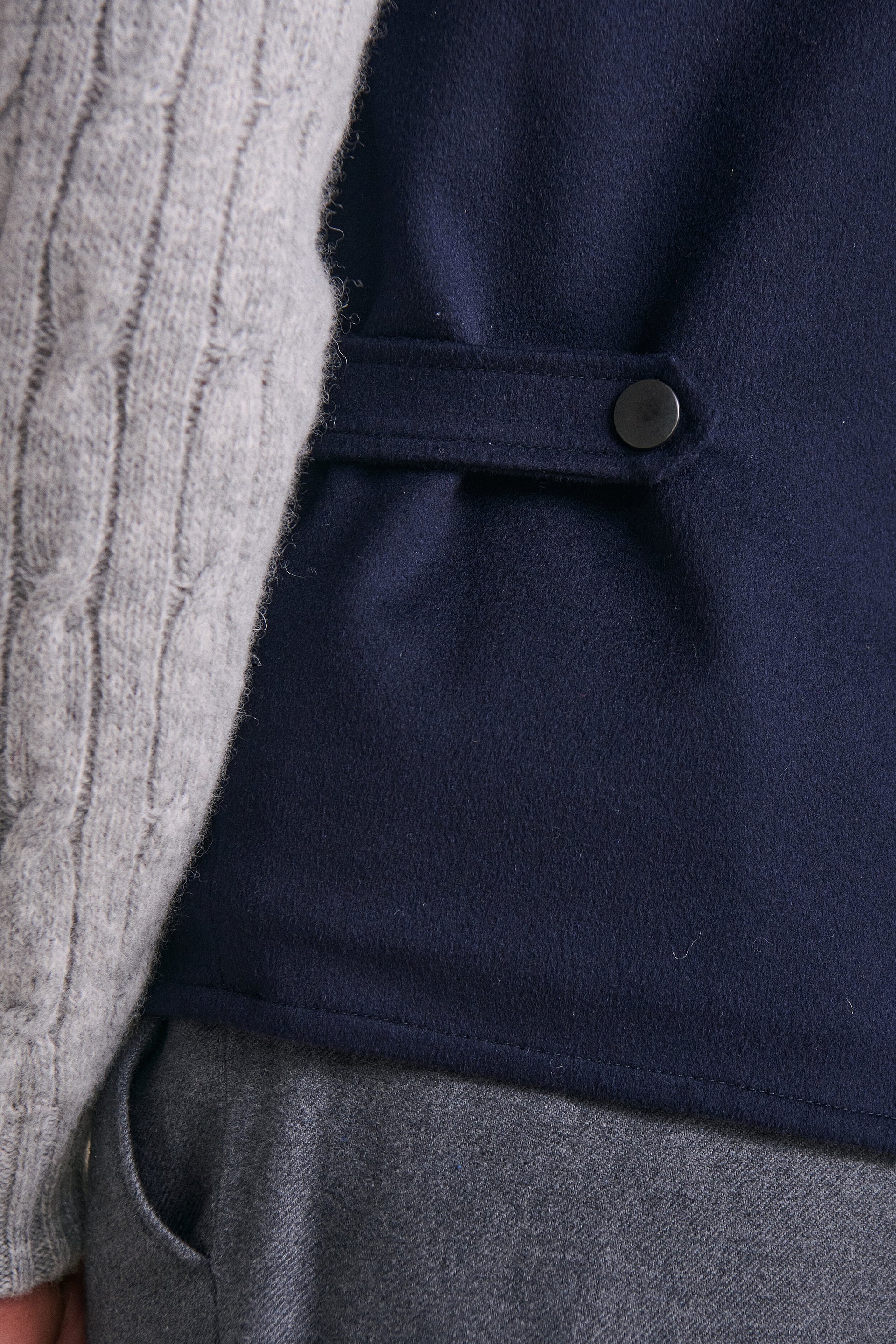 Navy Storm System Quilted Gilet