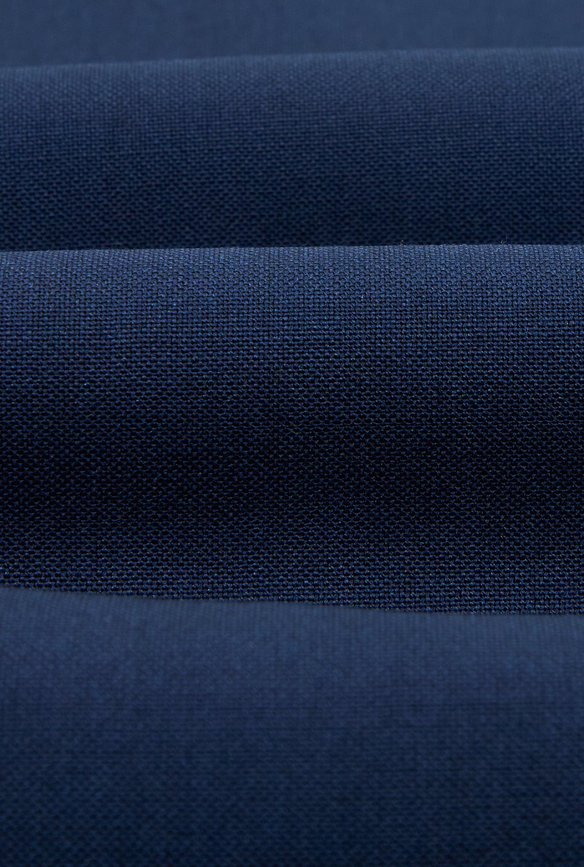 Navy Single Breasted Peak Lapel Wool & Mohair Jacket