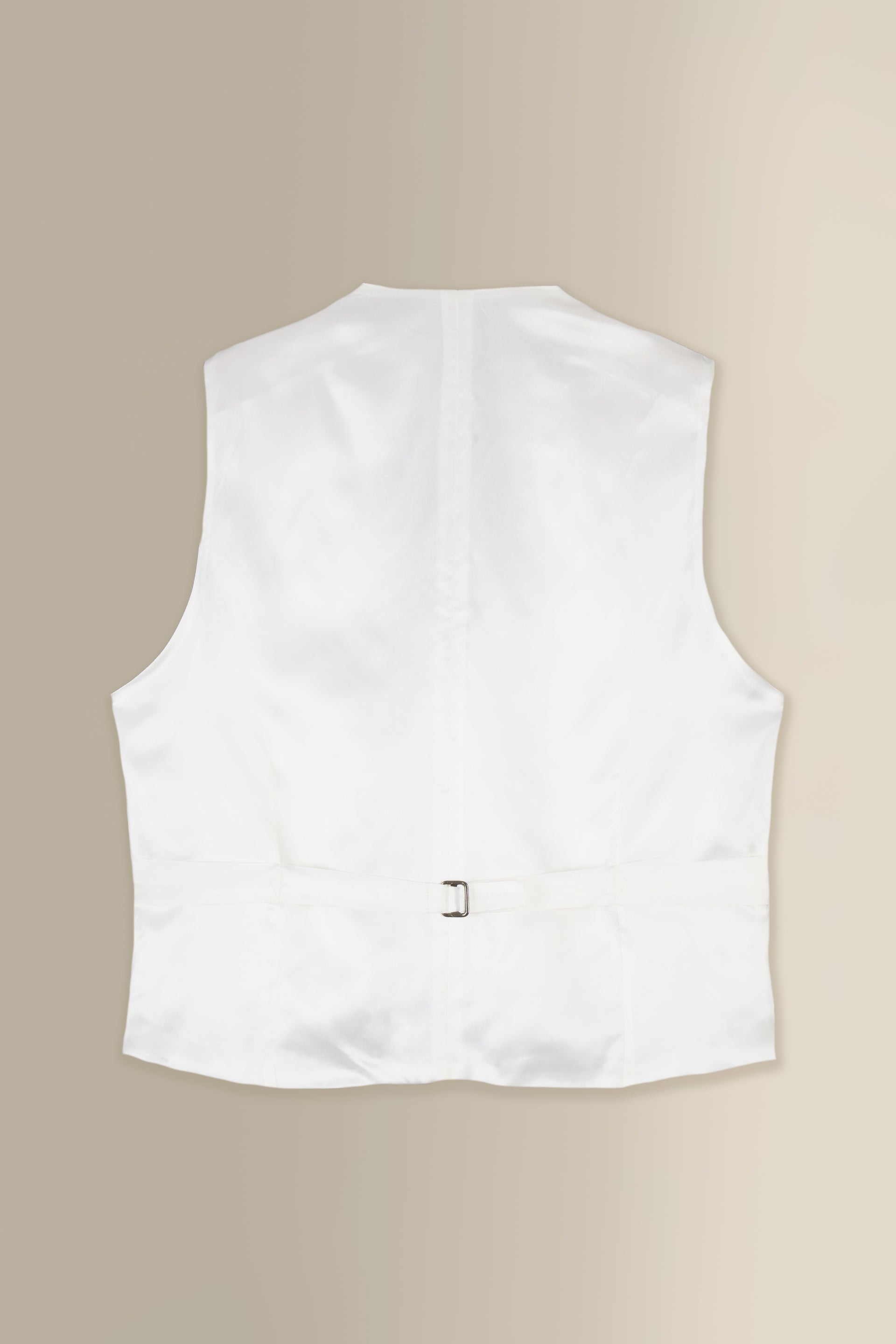 Pink Double Breasted Linen Waistcoat