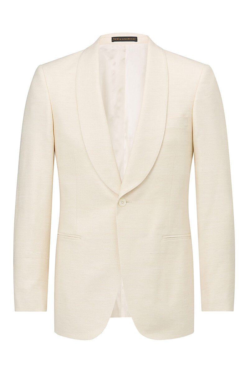 Cream Shawl Collar Dinner Jacket
