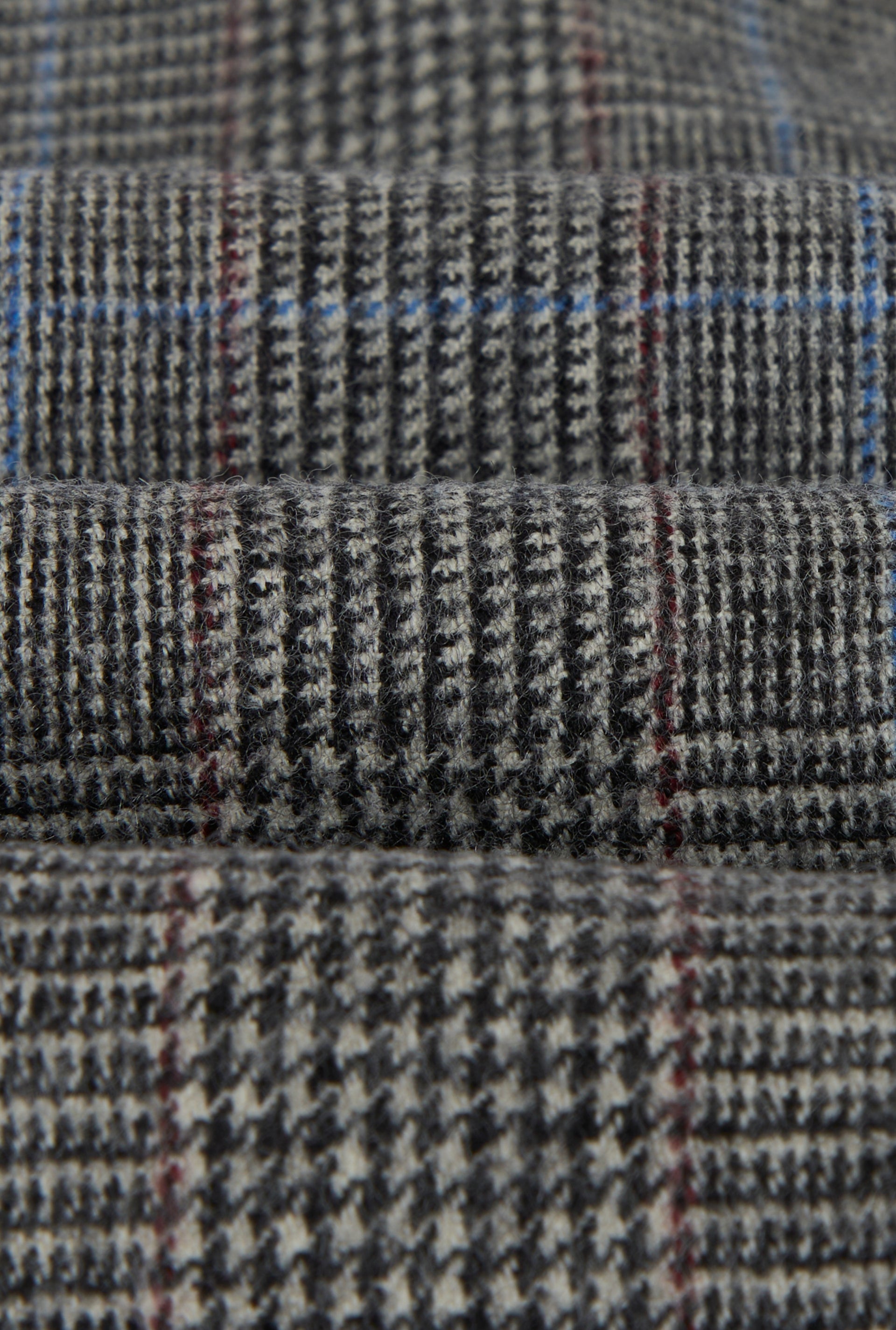 Grey Prince of Wales Check Single Breasted Jacket