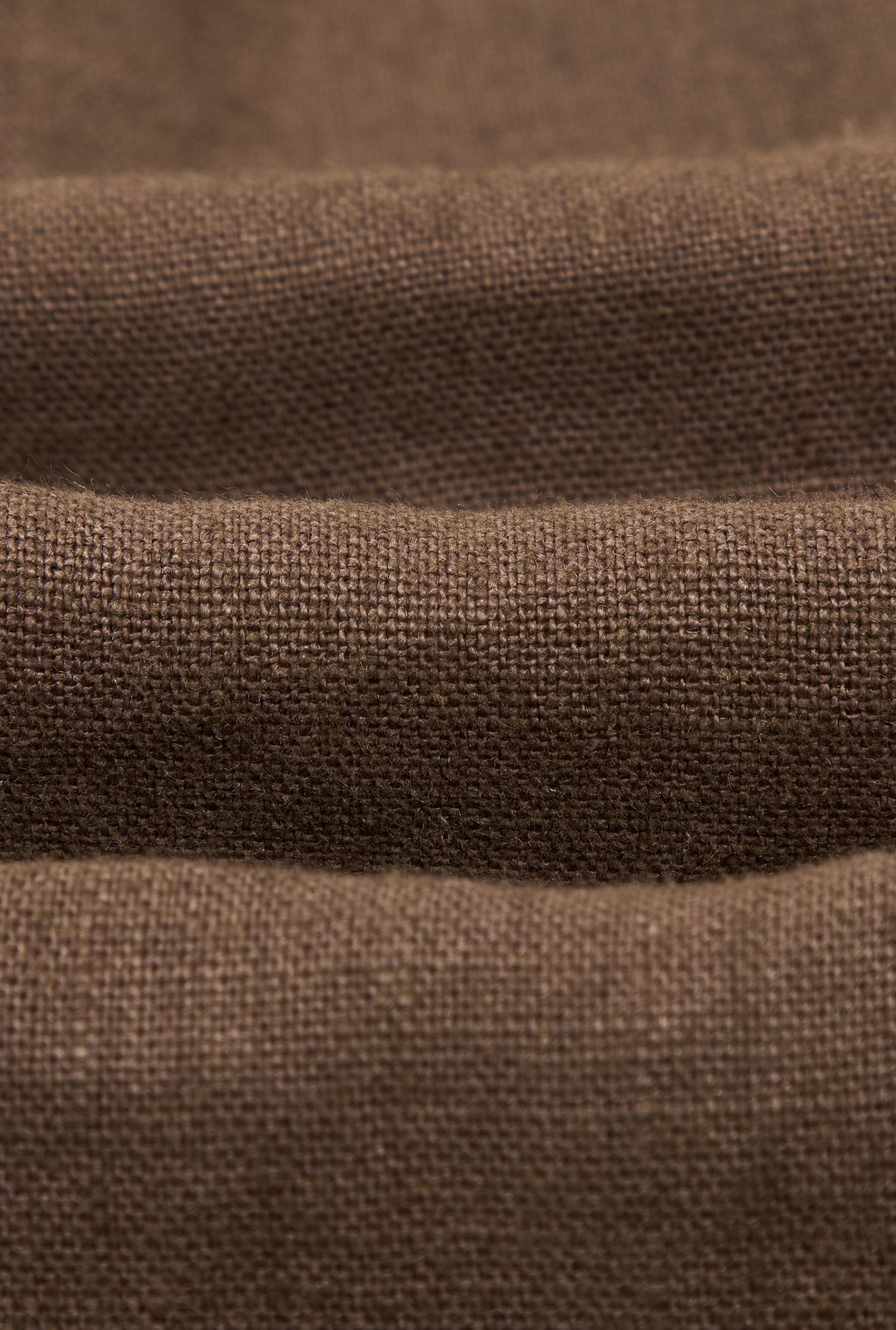 Brown Linen Safari Jacket