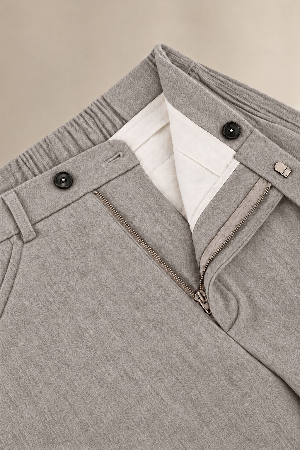 Light Grey Flannel All Day Trousers