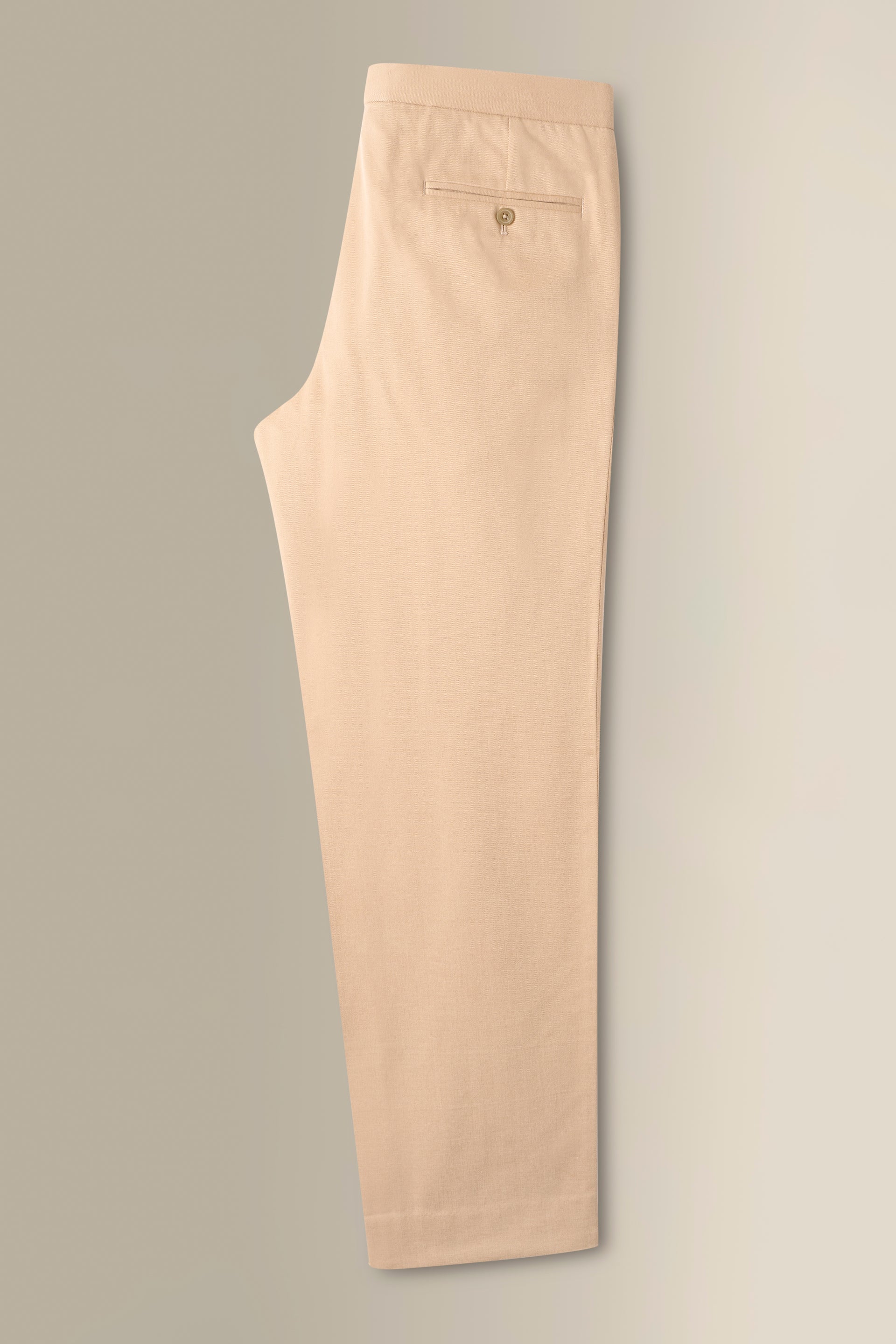 Sand Cotton Drawstring Trousers