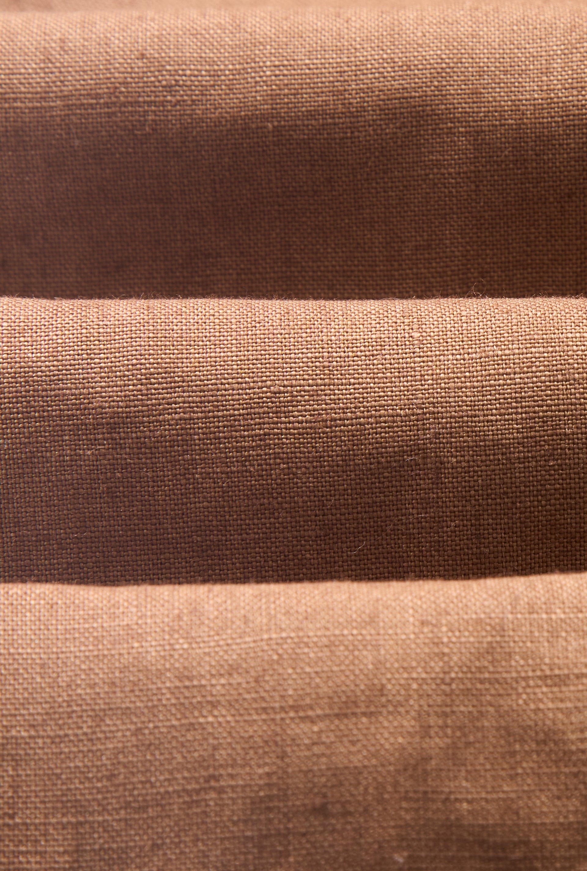 Brown Single Pleat Linen Trousers