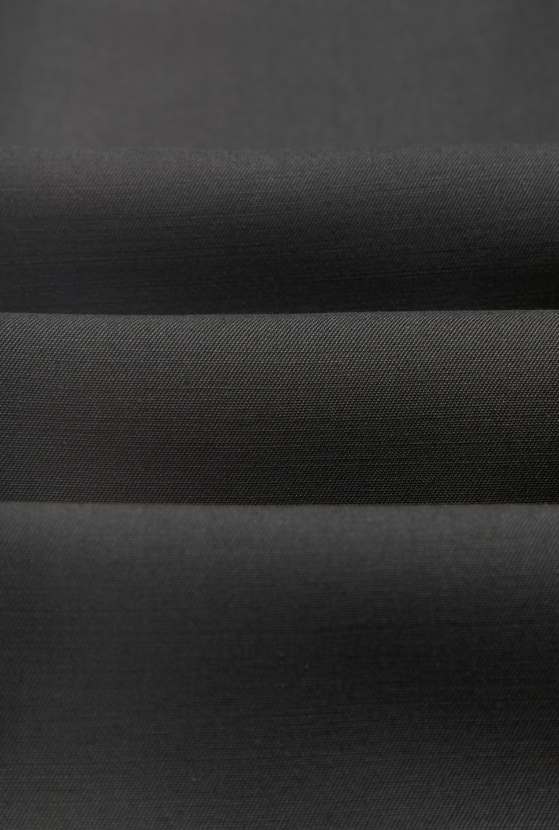 Black Single Pleat Silk & Mohair Trousers