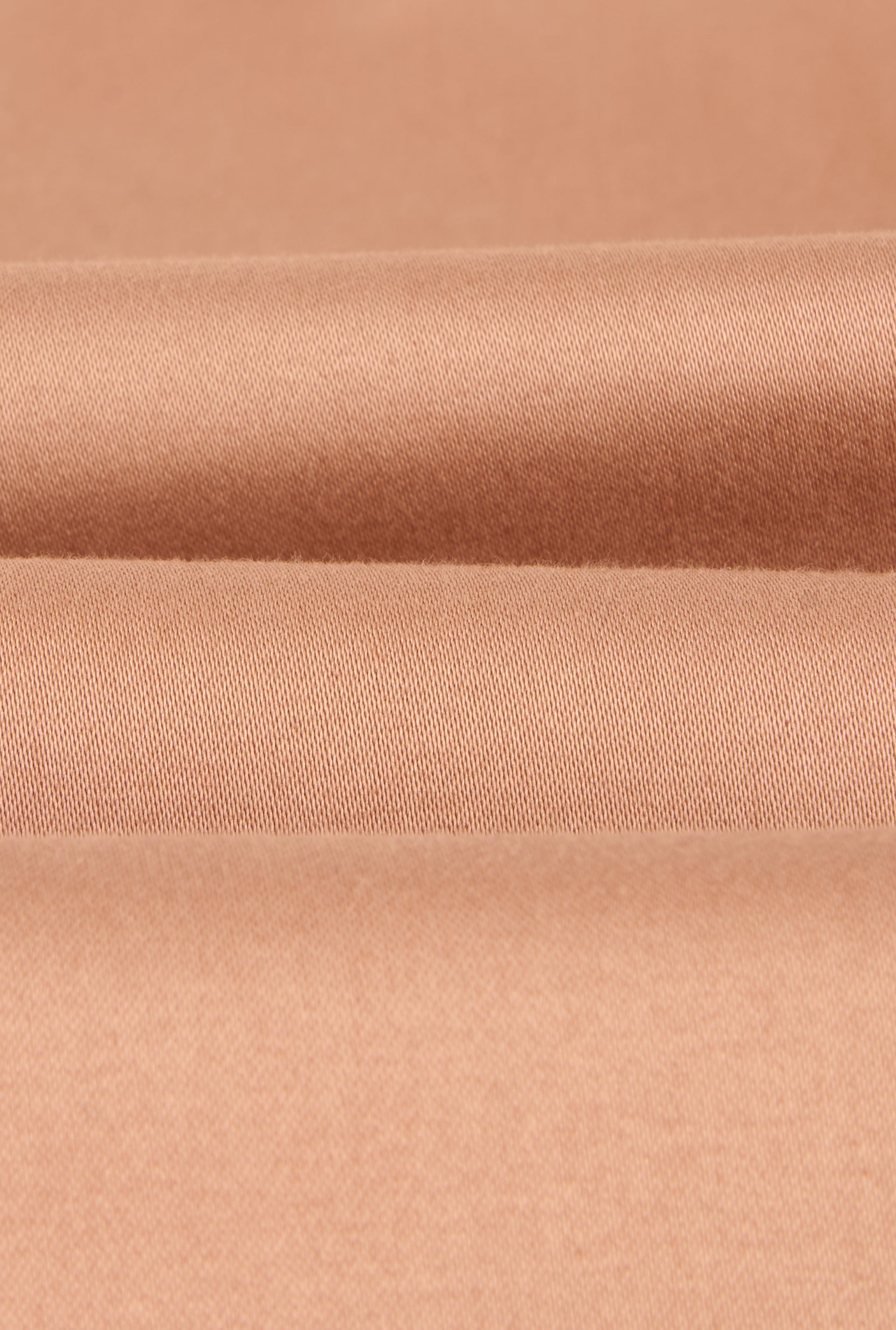 Pink Flat Front Garment Washed Chinos