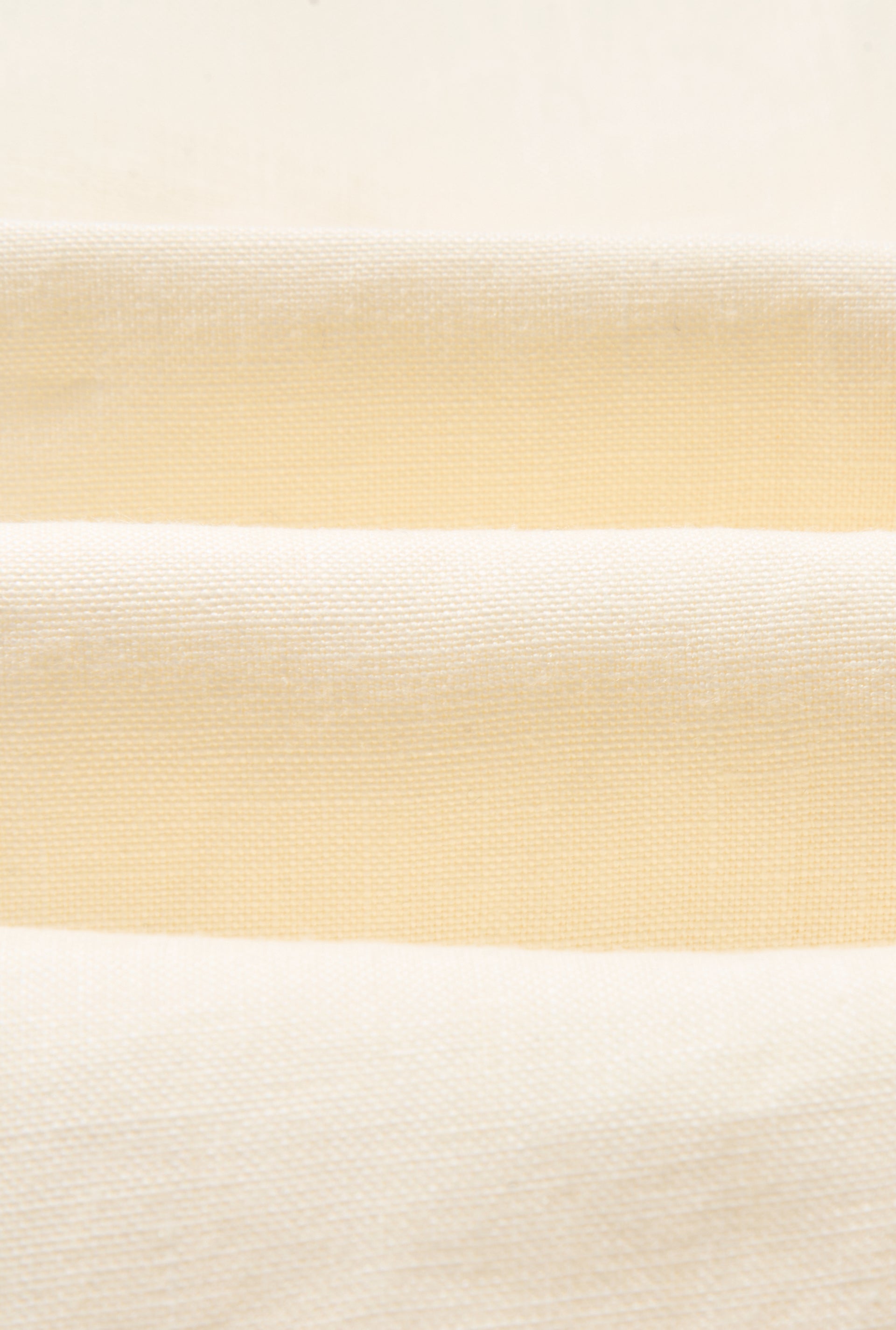 Cream Single Pleat Linen Trousers