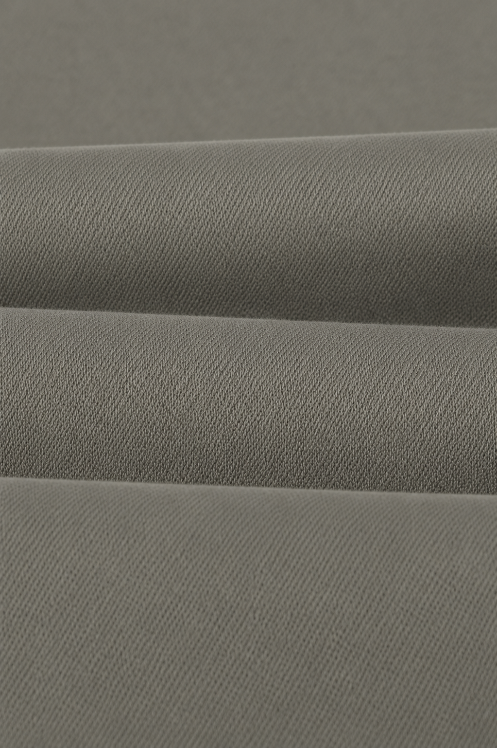 Grey Flat Front Garment Washed Chinos