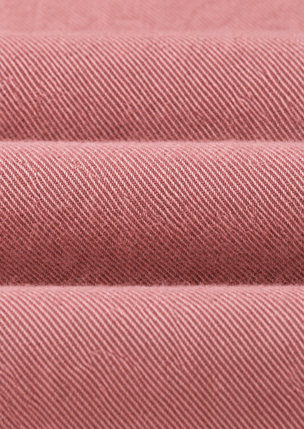 Red Cutaway Collar Standard Fit Brushed Cotton Shirt