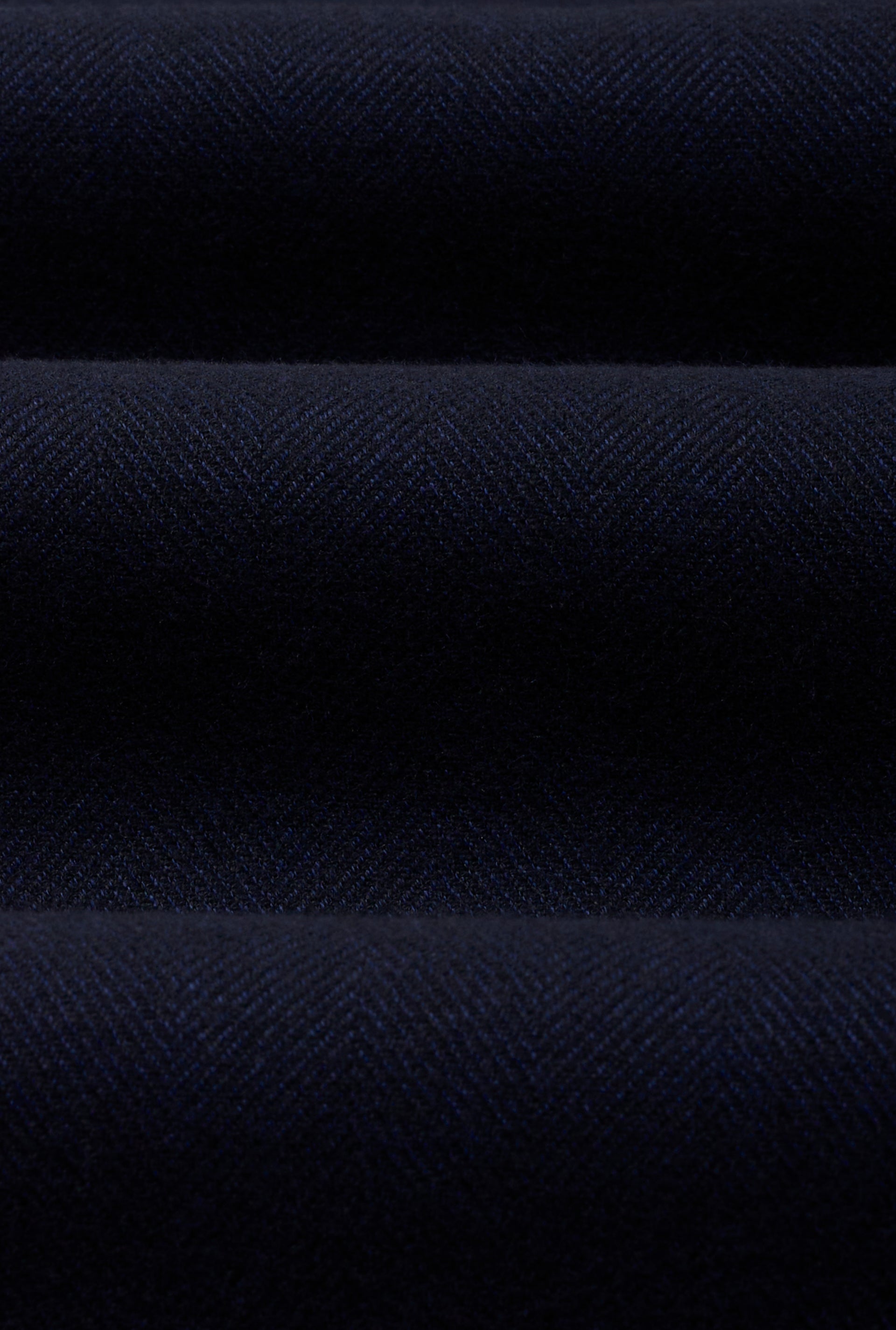 Navy Cutaway Collar Standard Fit Flannel Shirt