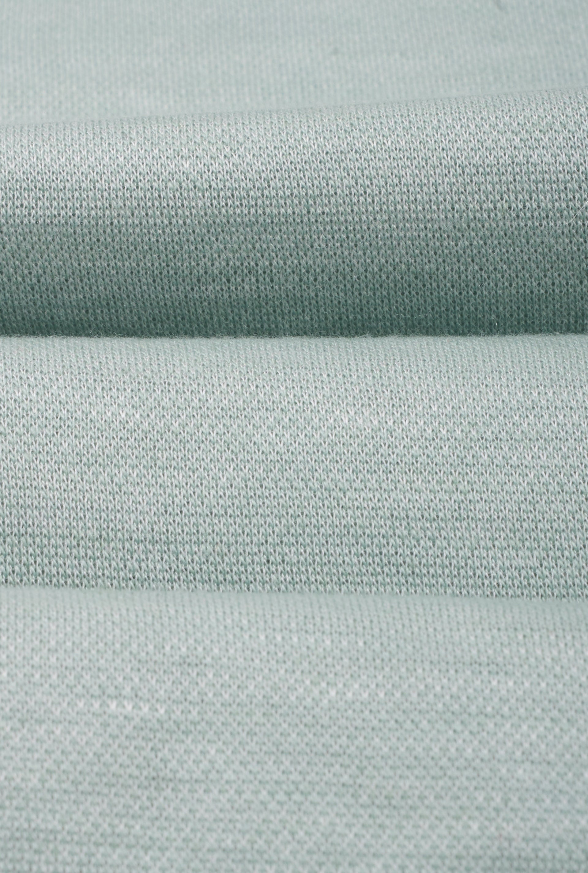 Light Blue One Piece Collar Cotton & Cashmere Popover Shirt