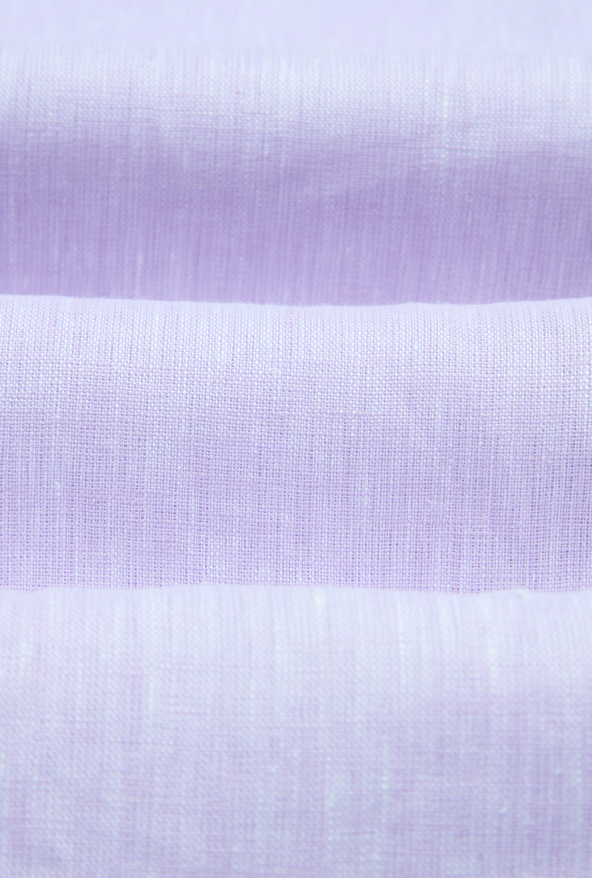 Lilac Cutaway Collar Standard Fit Single Cuff Linen Shirt