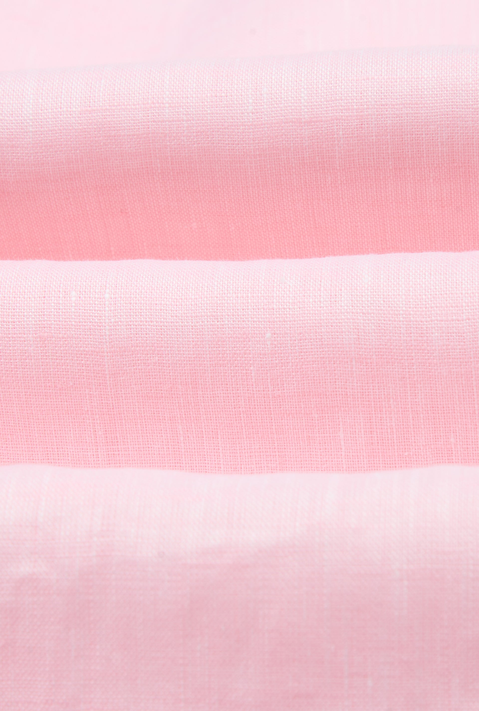 Pink Cutaway Collar Standard Fit Single Cuff Linen Shirt
