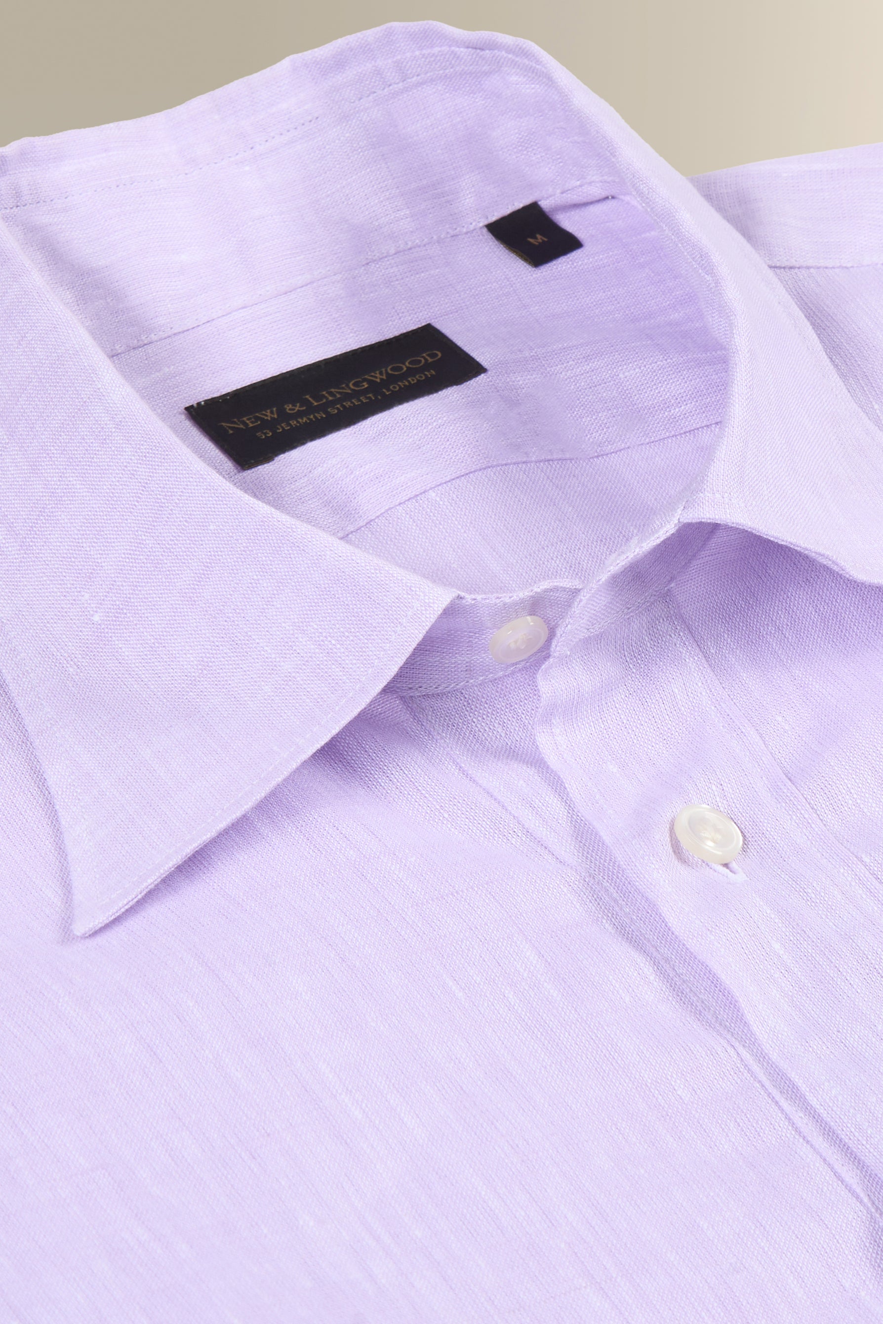 Lilac Linen Popover Shirt
