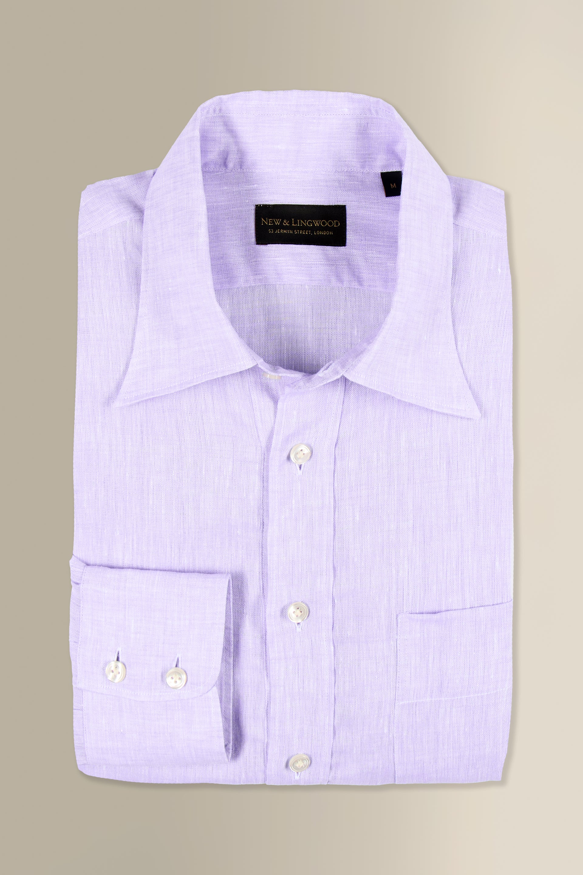 Lilac Linen Popover Shirt