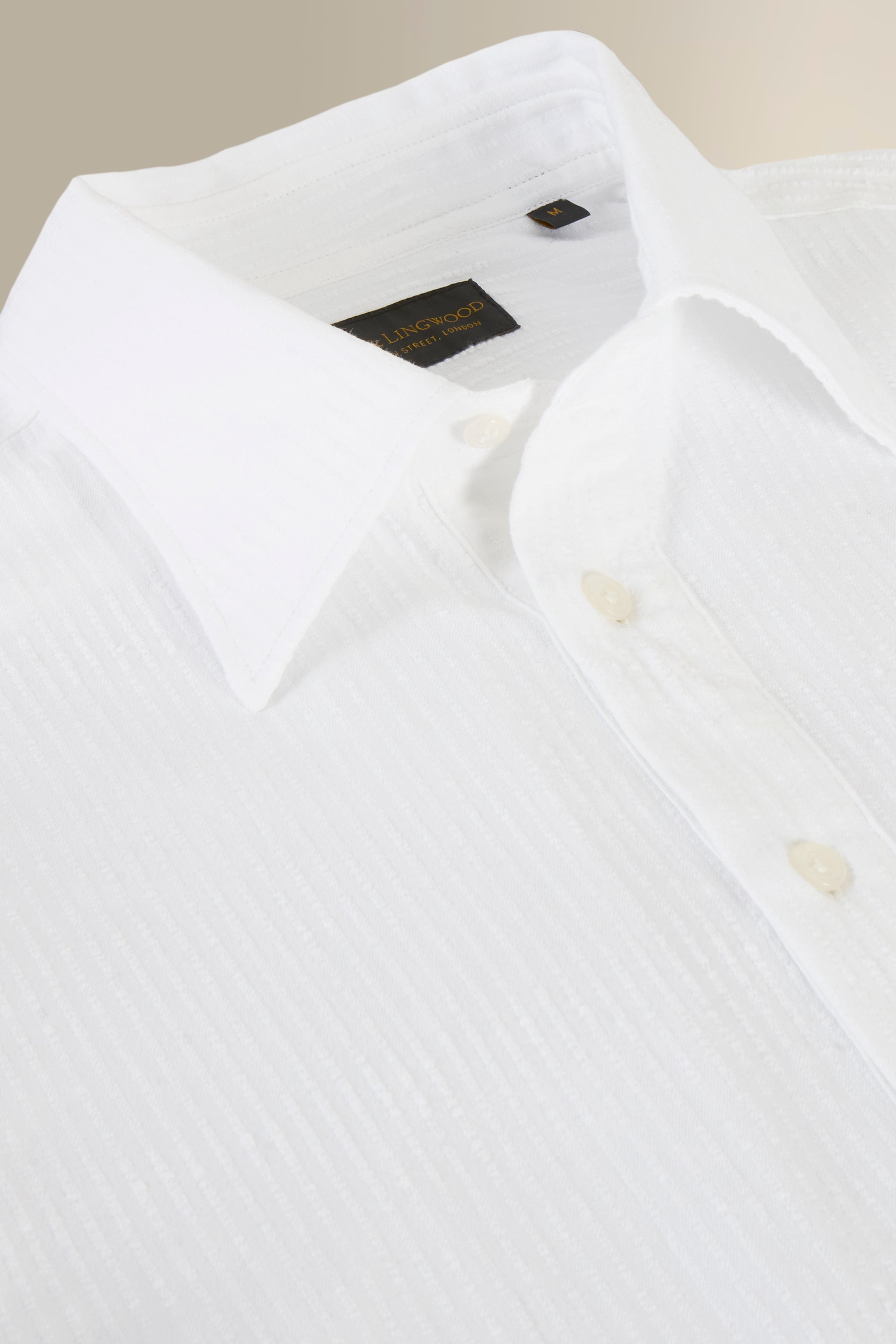White Stripe Madras Popover Shirt