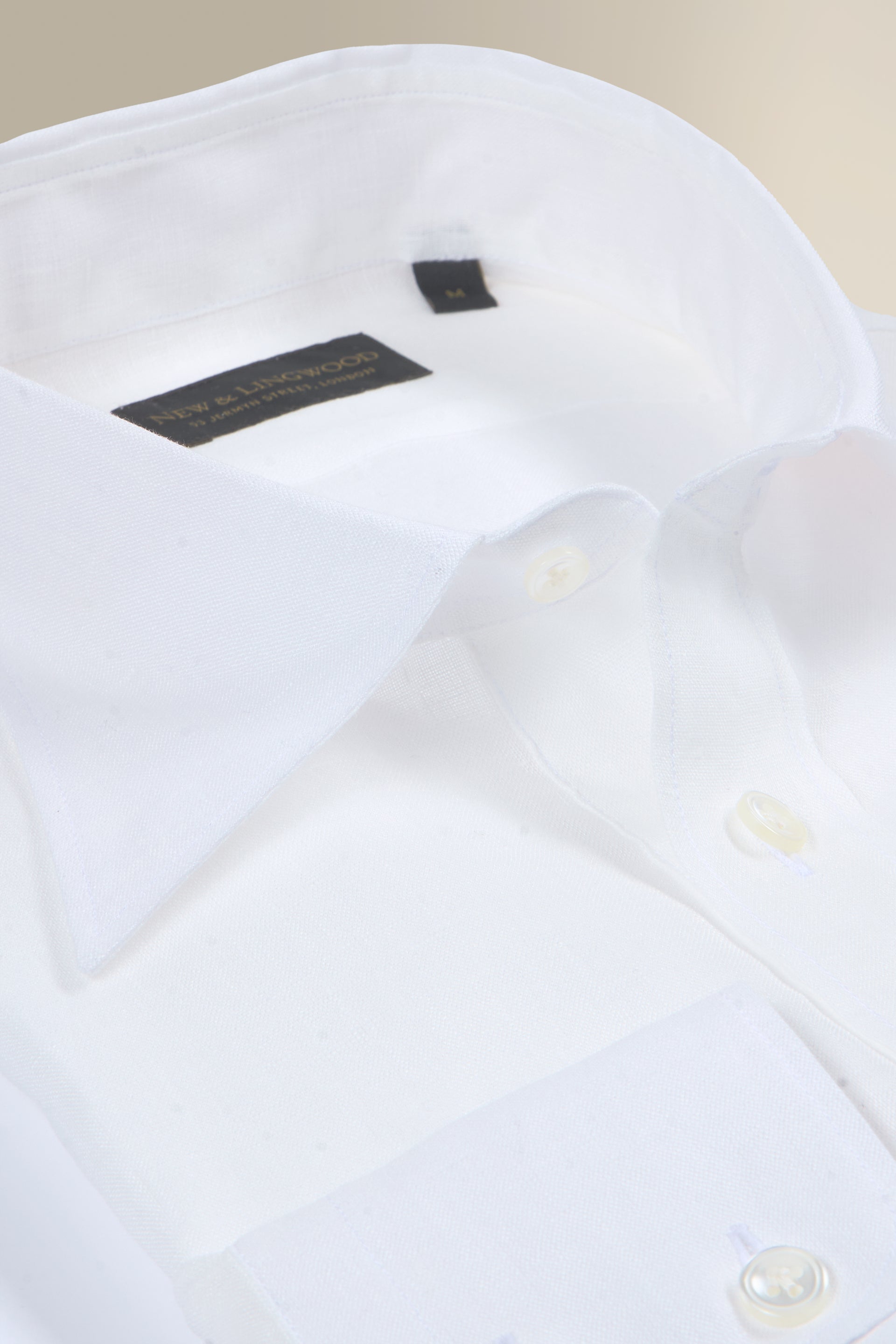 Ivory Linen Popover Shirt