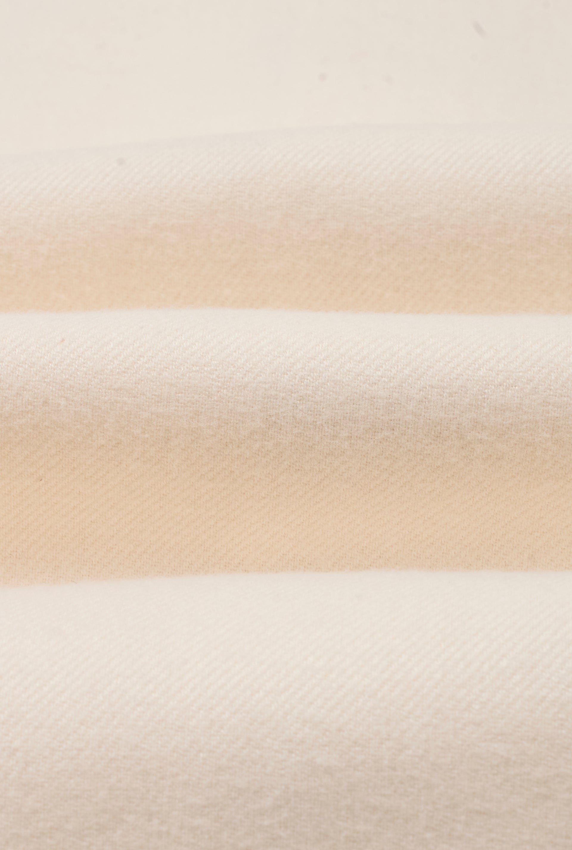 Cream Cutaway Collar Standard Fit Flannel Shirt