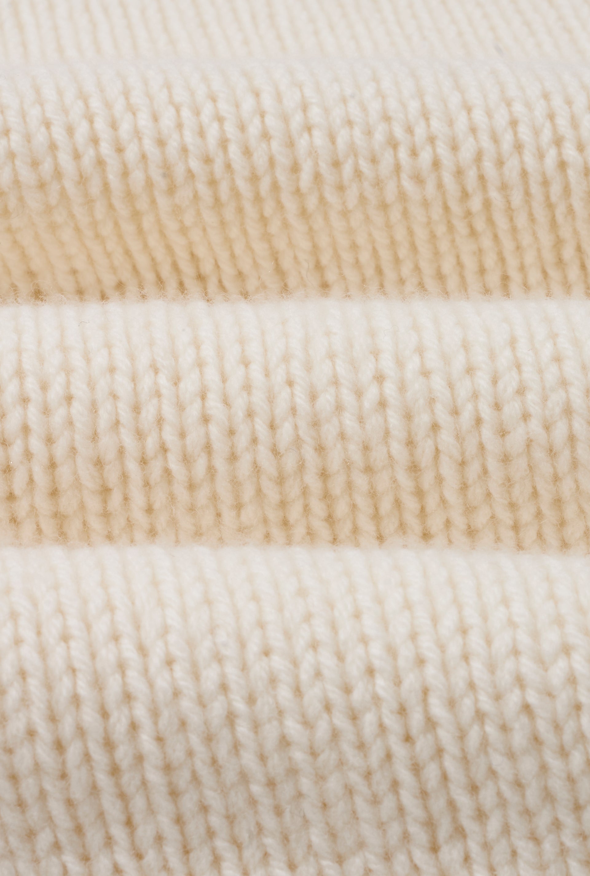 Cream Lambswool Roll Neck Jumper