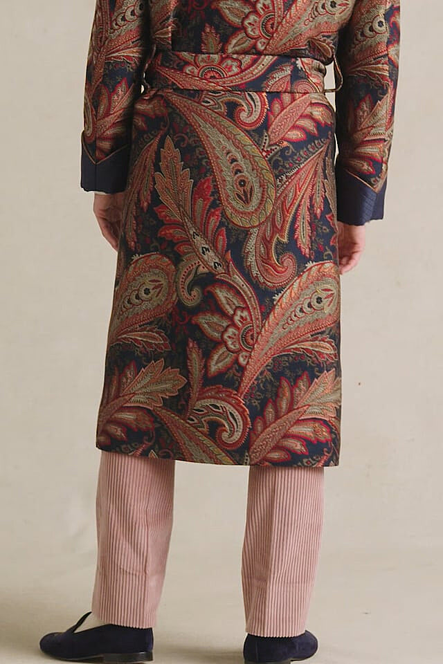 Livonia Paisley Lined Dressing Gown