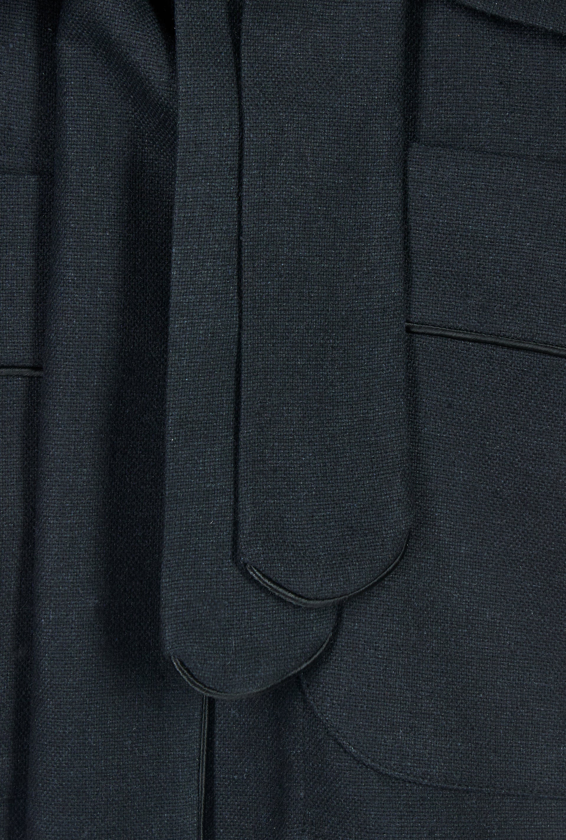 The Black Silk Lounge Robe