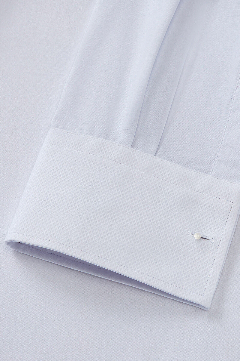 White Ritz Wing Collar Classic Fit Evening Shirt