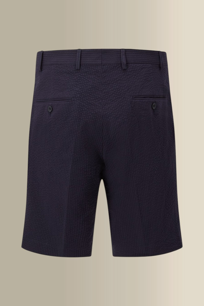 Navy Seersucker Shorts
