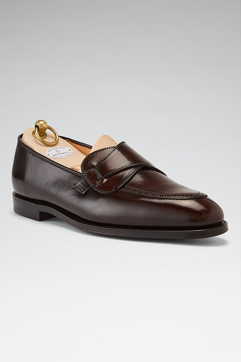 Cordovan Leather Butterfly Loafers