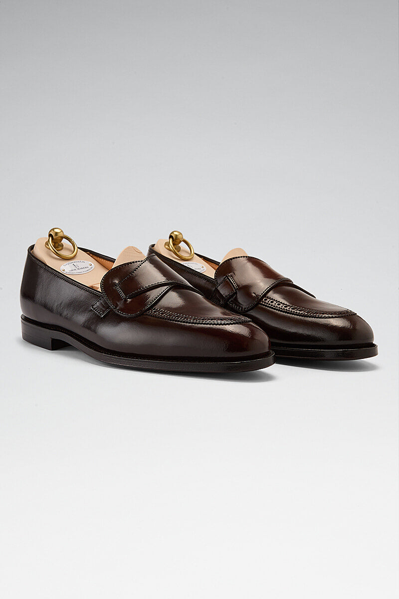 Cordovan Leather Butterfly Loafers