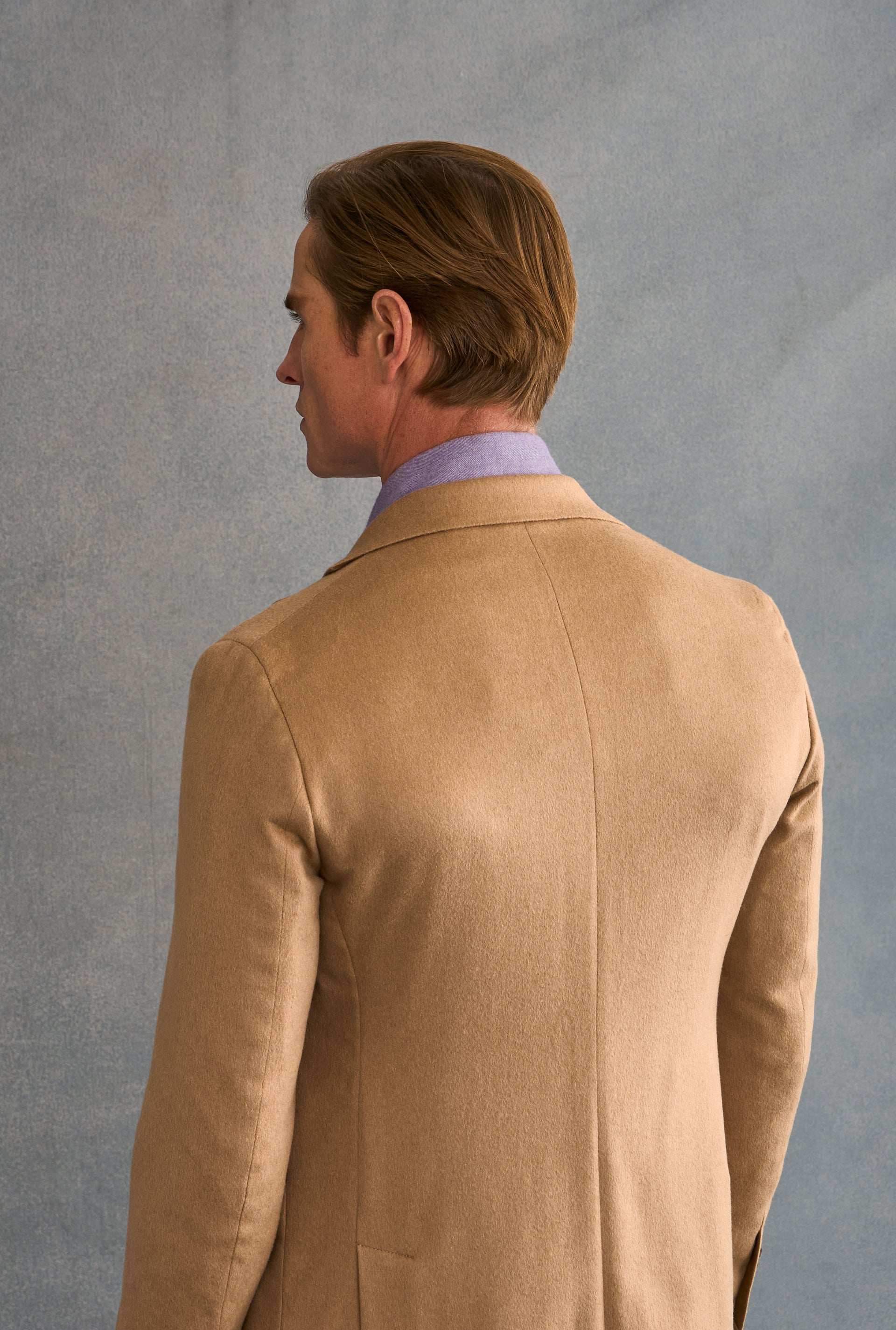 Fawn Single Breasted Camel Hair Jacket