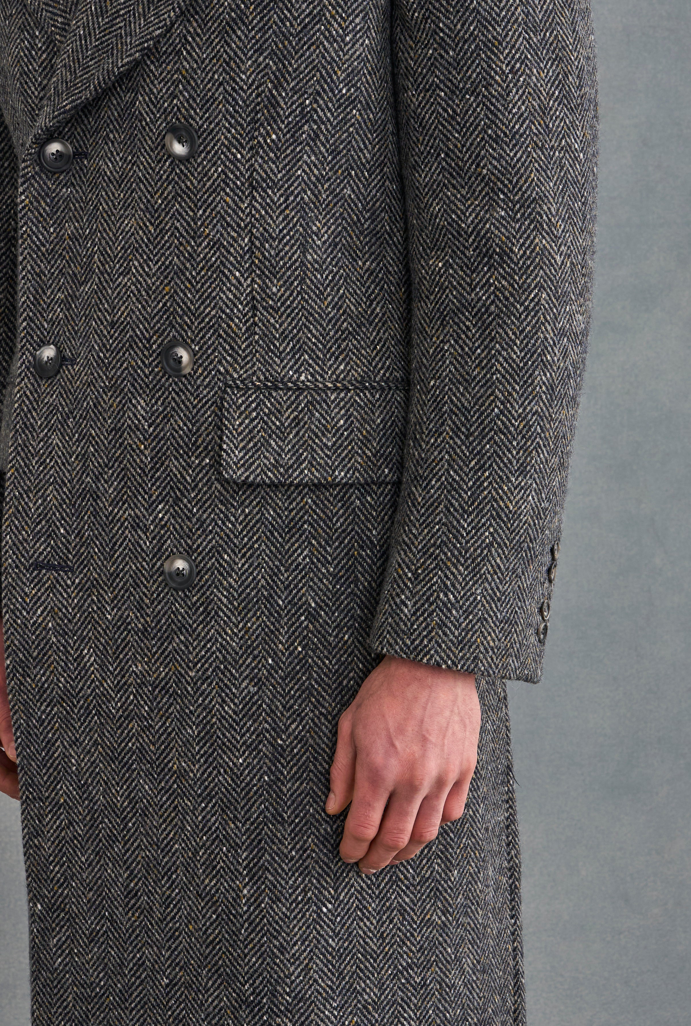 ✨New✨ YOKE Wool Carsey Double Breasted Overcoat Size 2