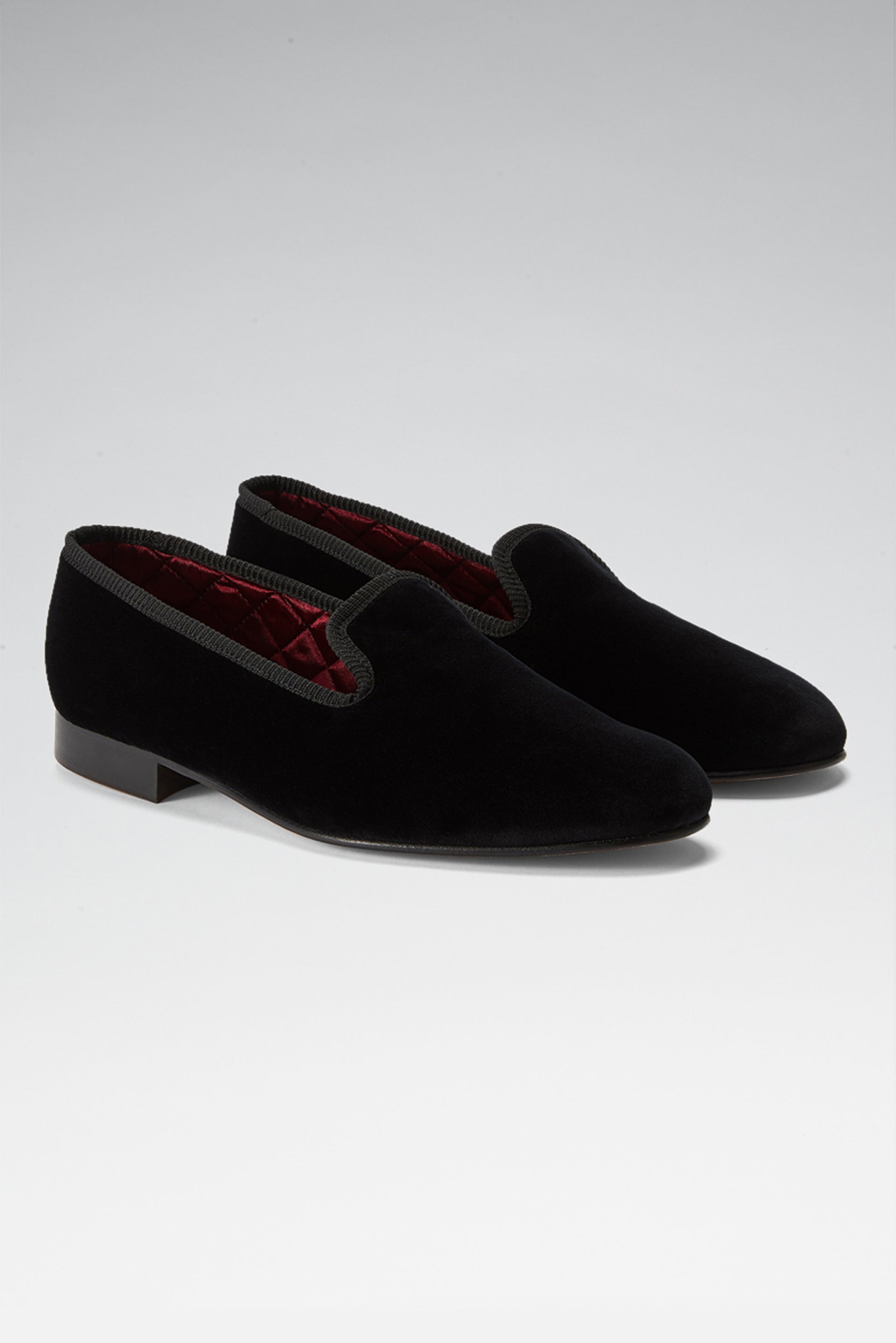 Black Velvet Dress Slippers