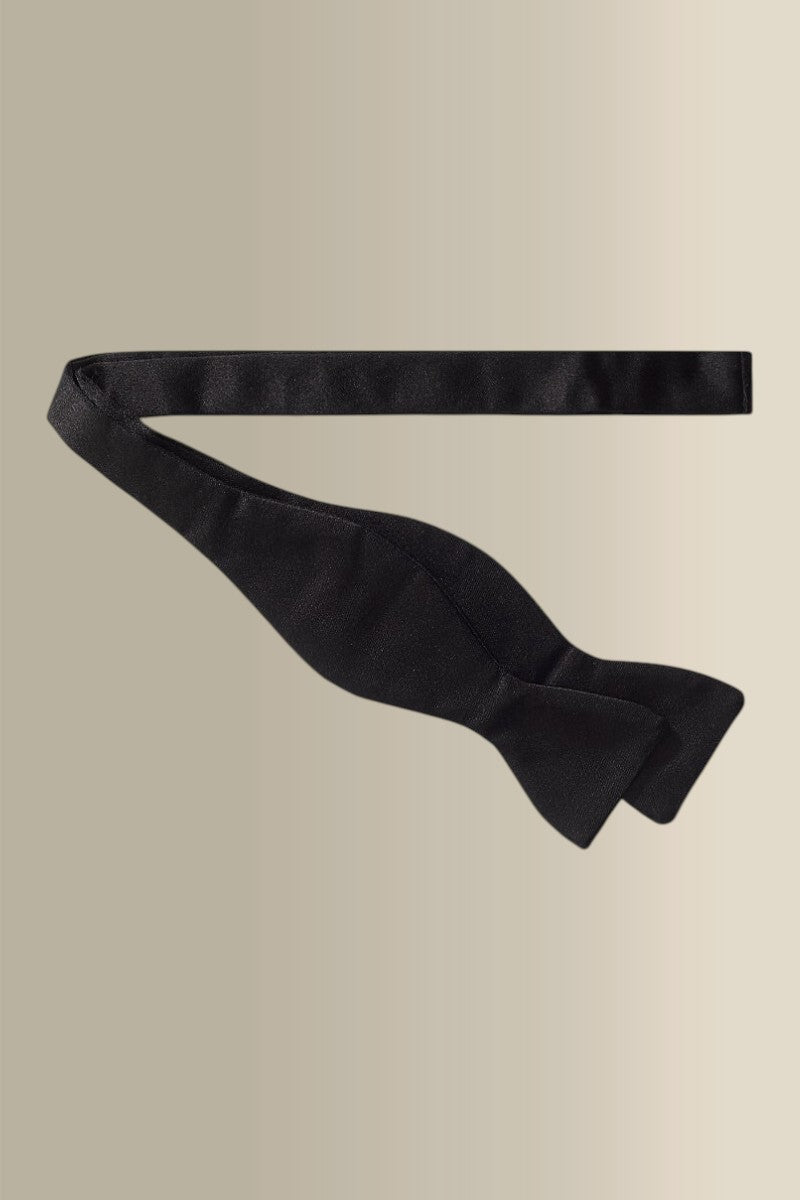 Silk Satin Slim Sized Self-Tie Bow Tie