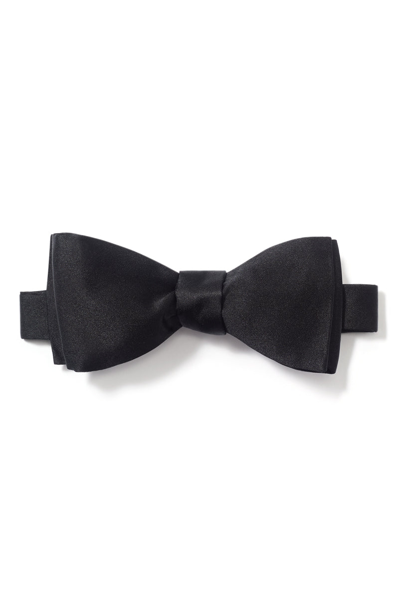 Silk Satin Classic Sized Self-Tie Bow Tie