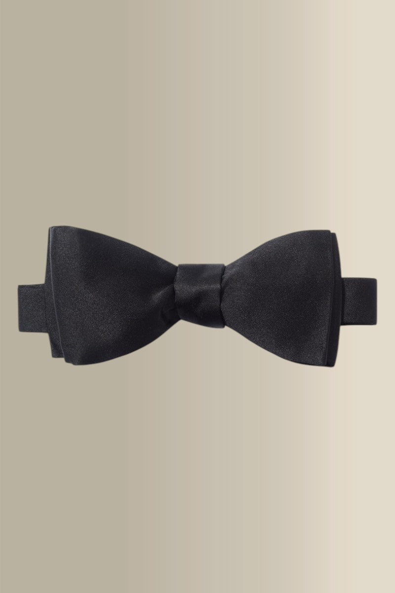 Silk Satin Classic Sized Self-Tie Bow Tie