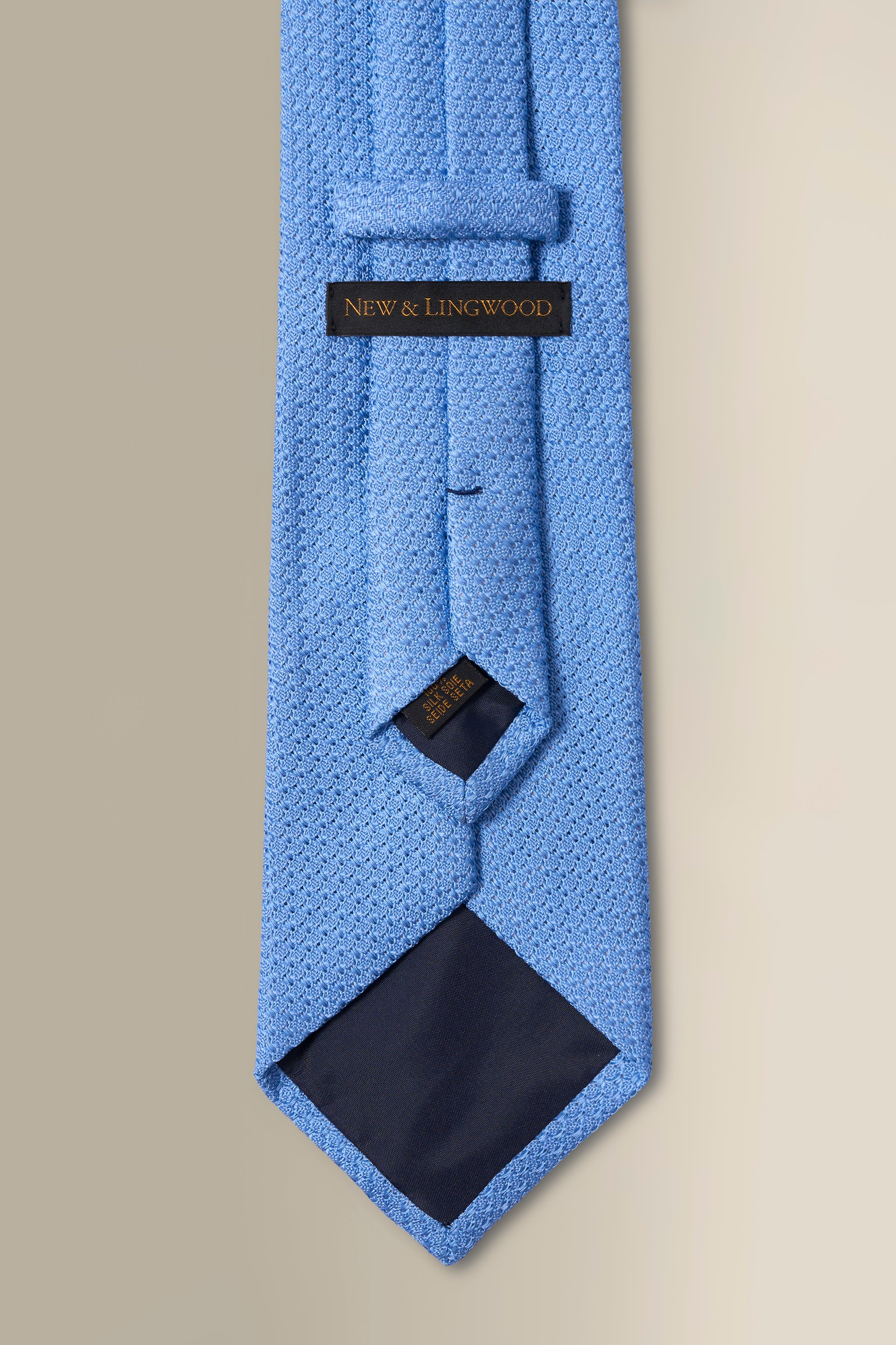 Light Blue Woven Grenadine Tie