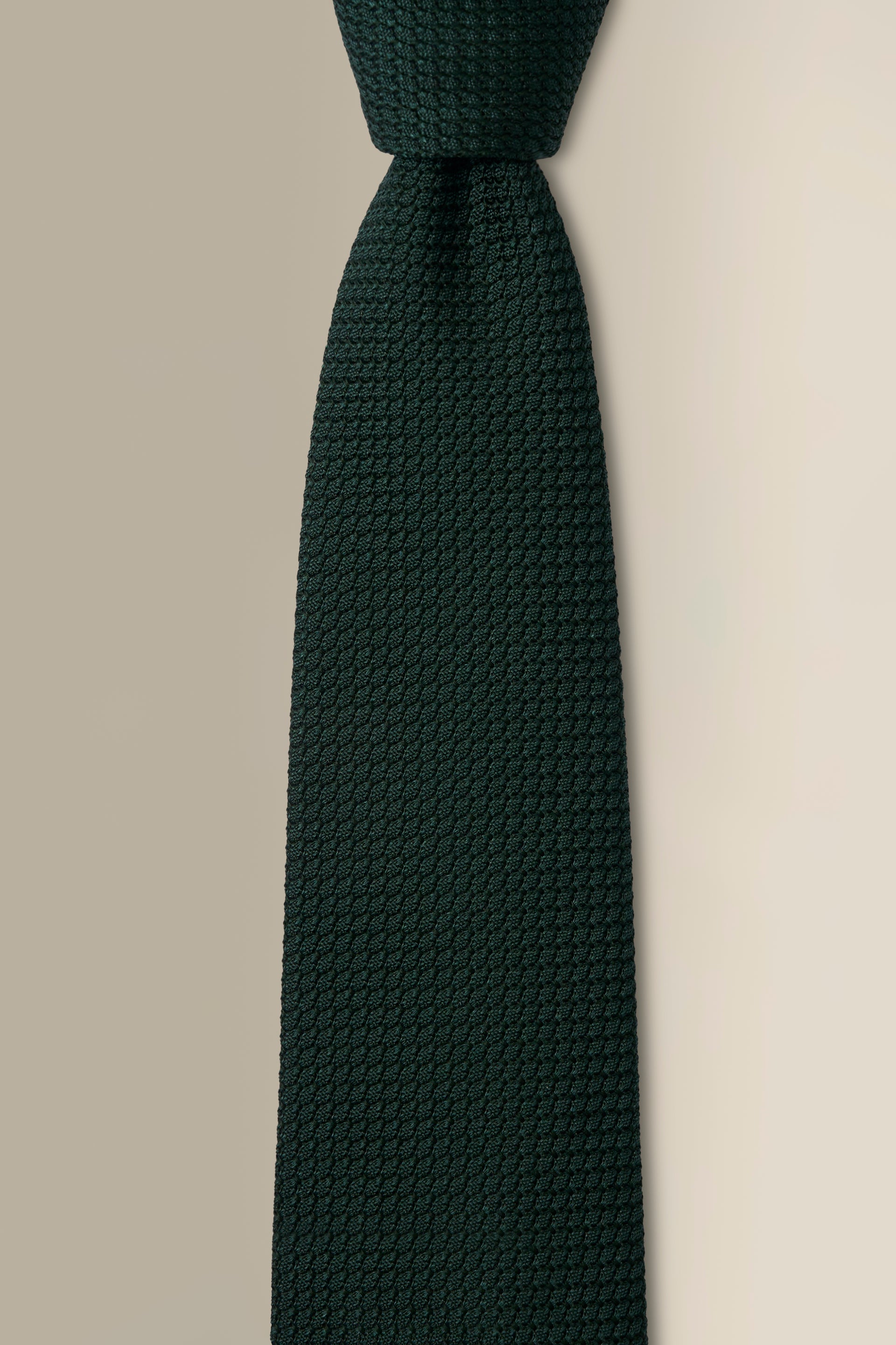 Green Woven Grenadine Tie