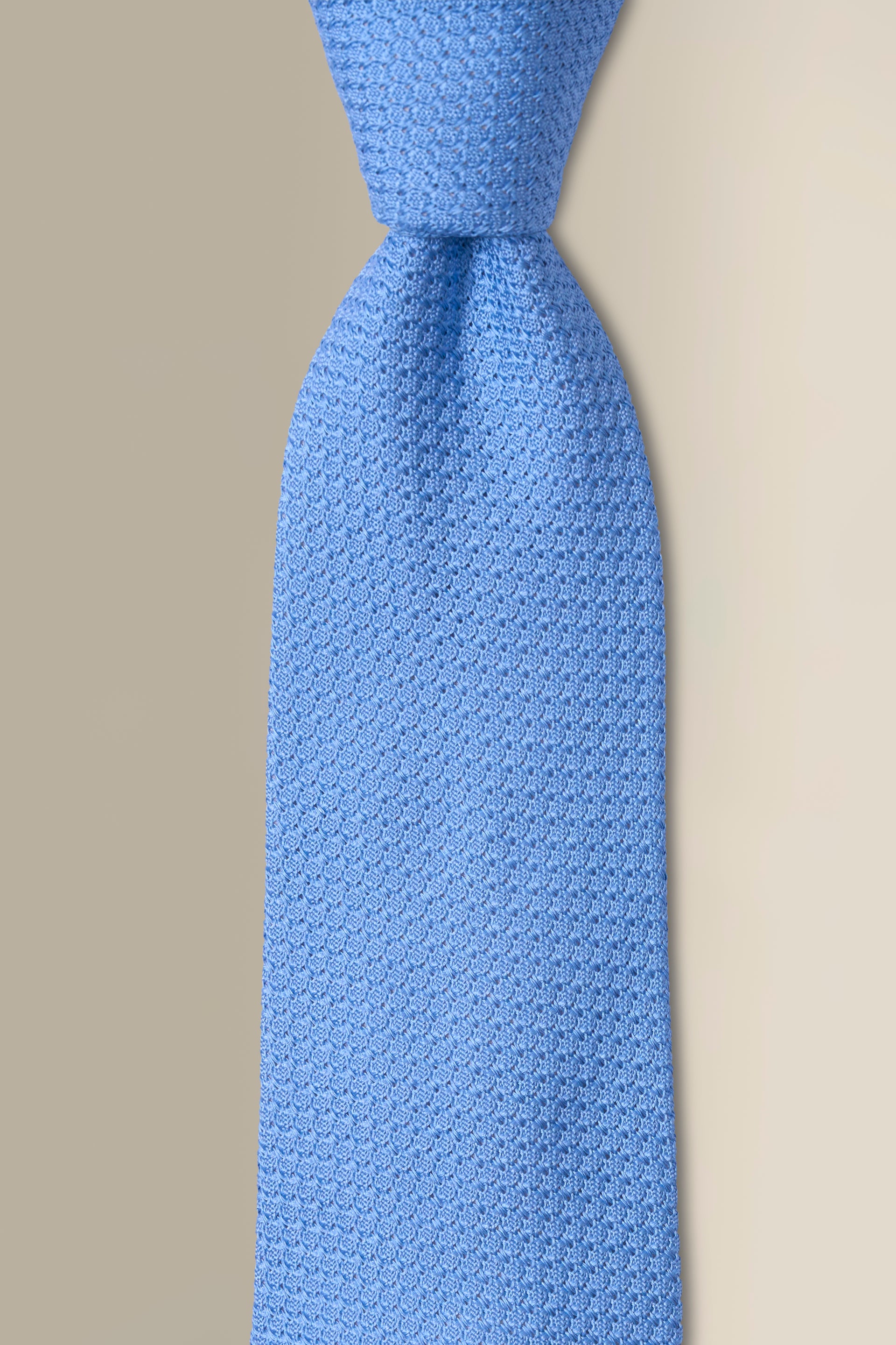 Light Blue Woven Grenadine Tie