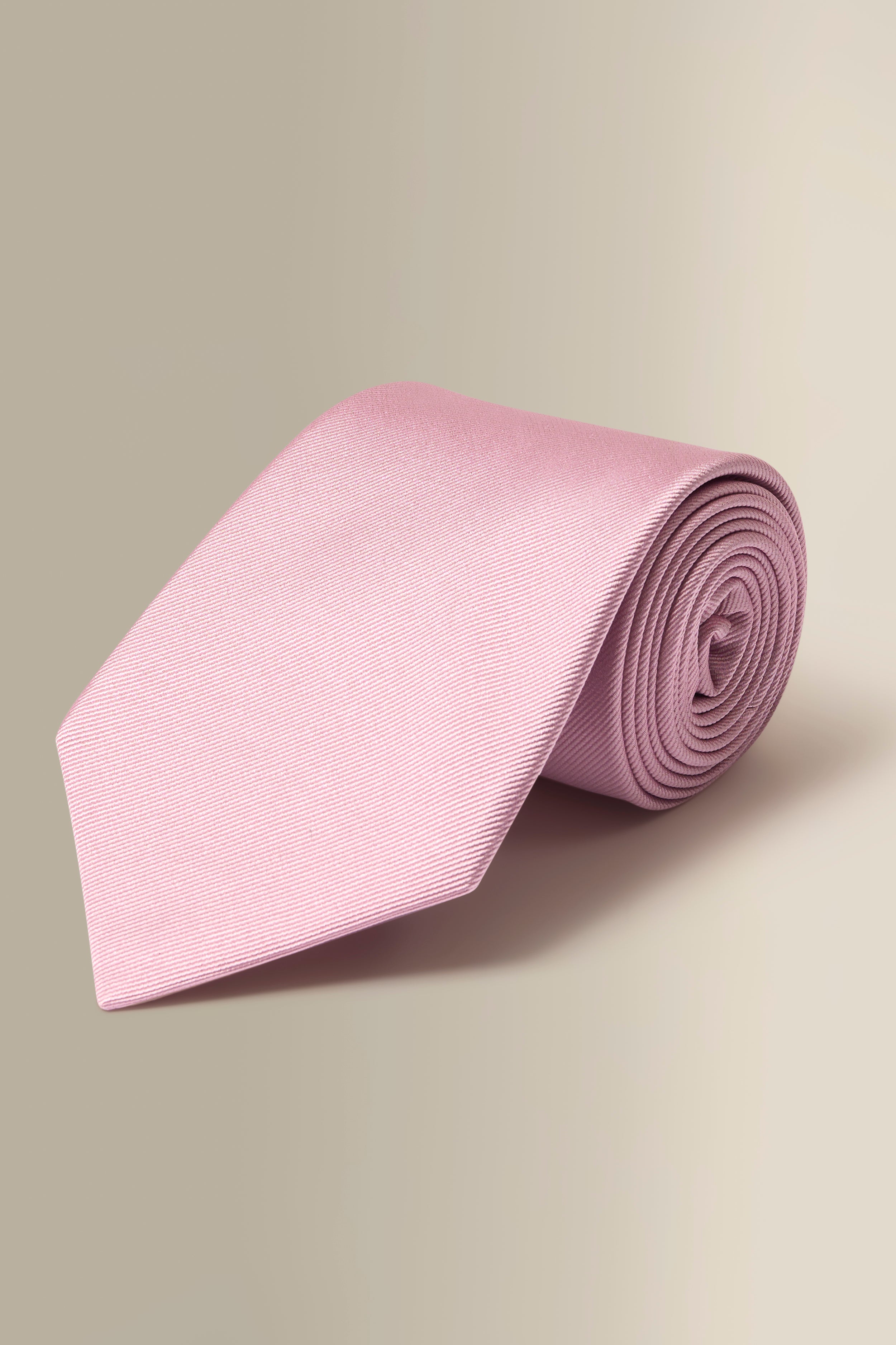 Pink Woven Silk Tie