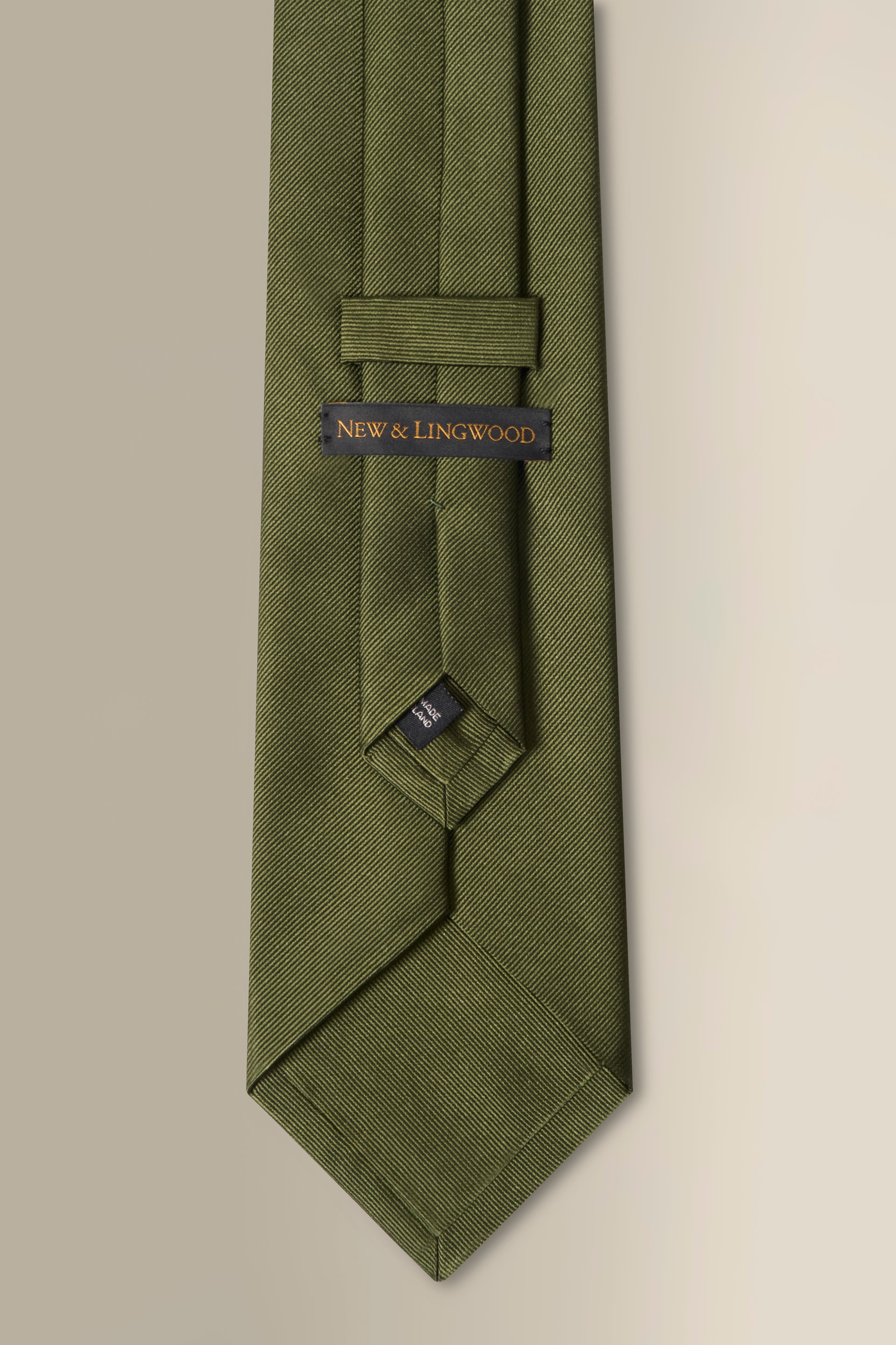 Green Woven Silk Tie