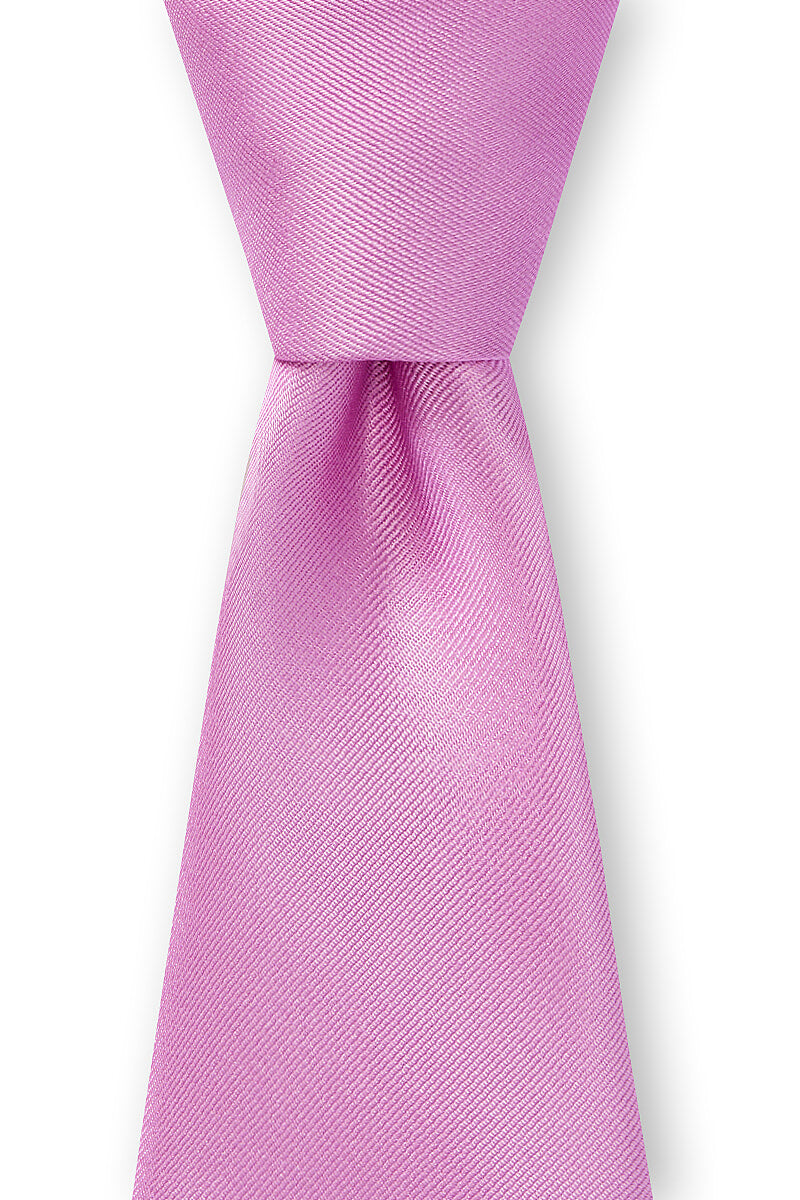 Pale Pink Classic Satin Silk Tie