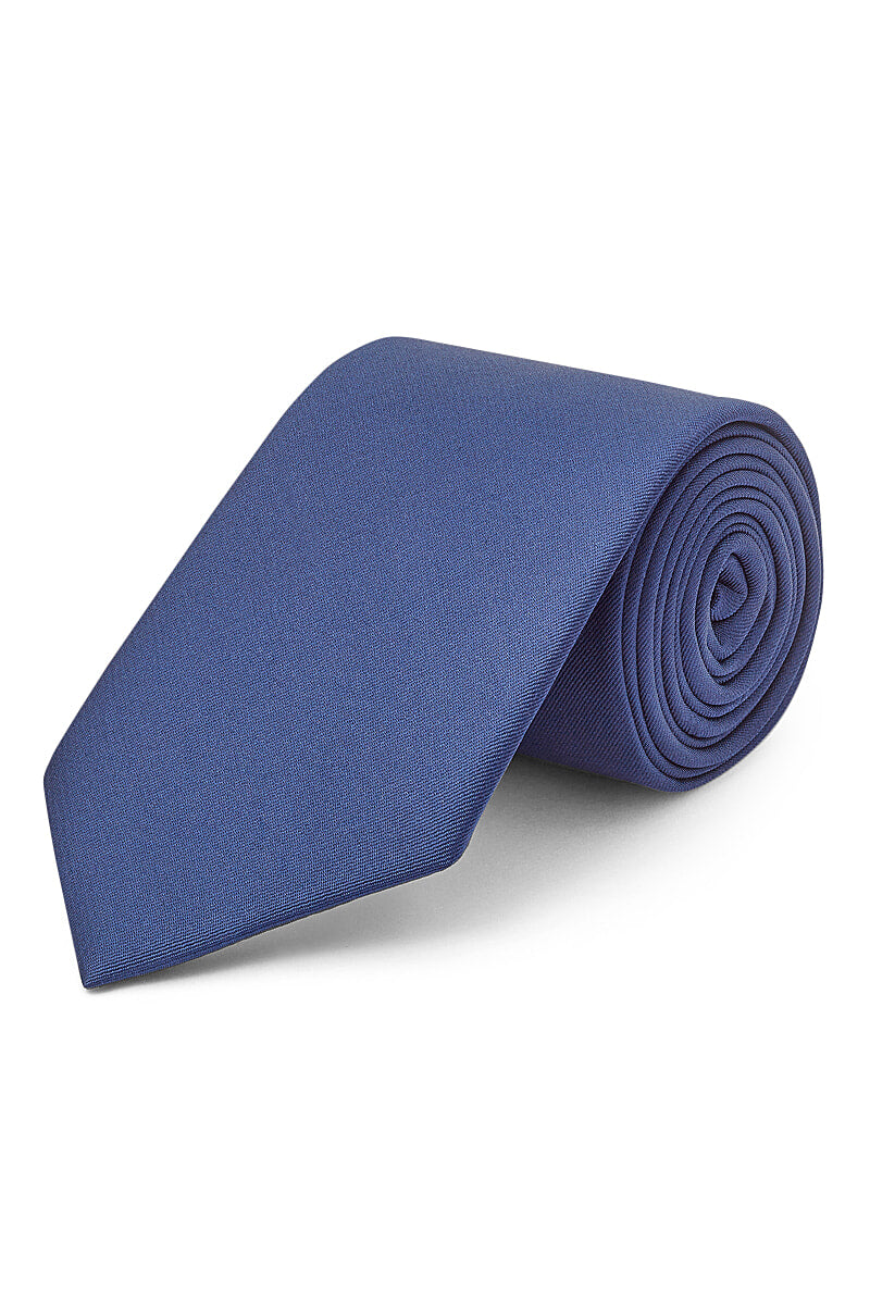 Navy Classic Satin Silk Tie